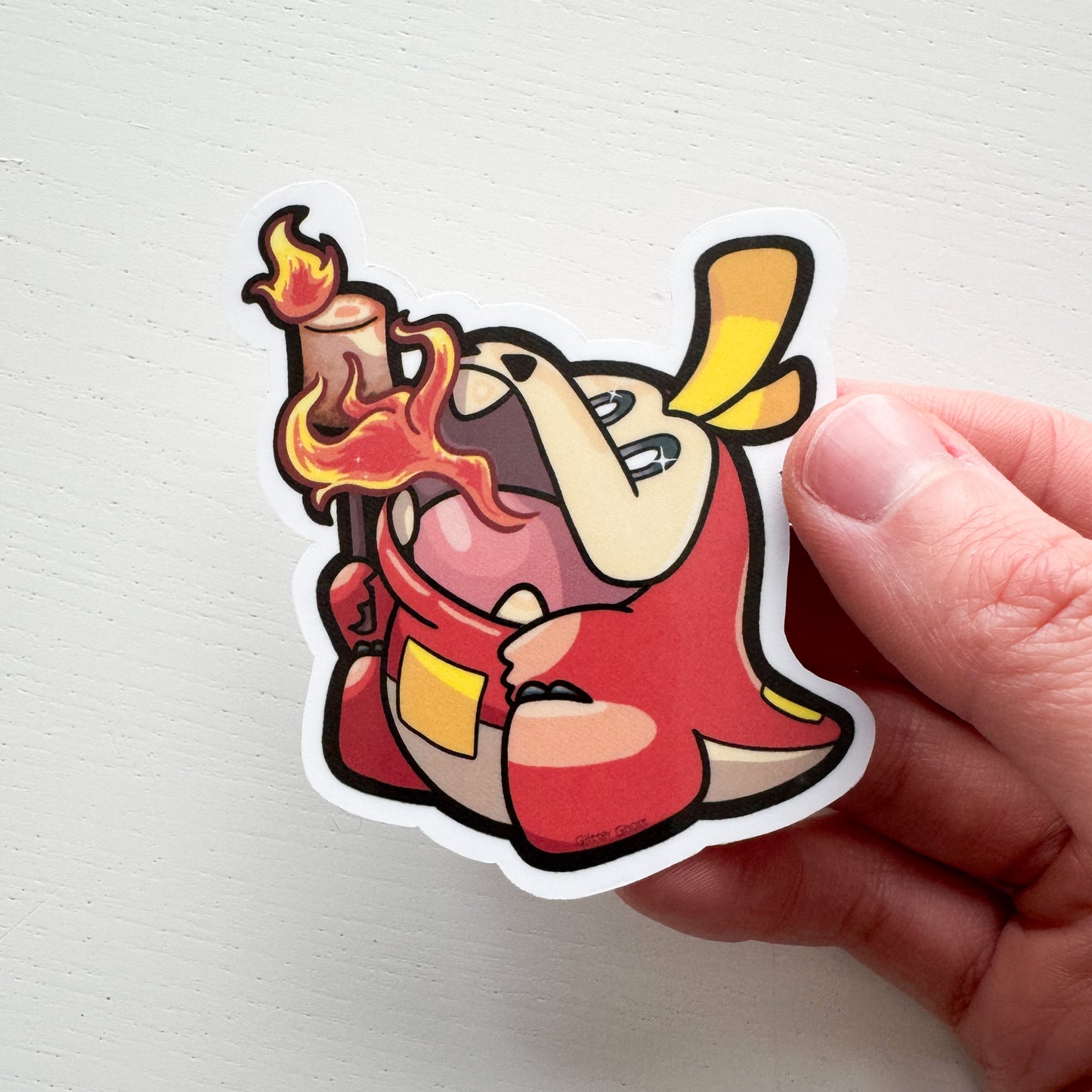Fuecoco Fanart Sticker