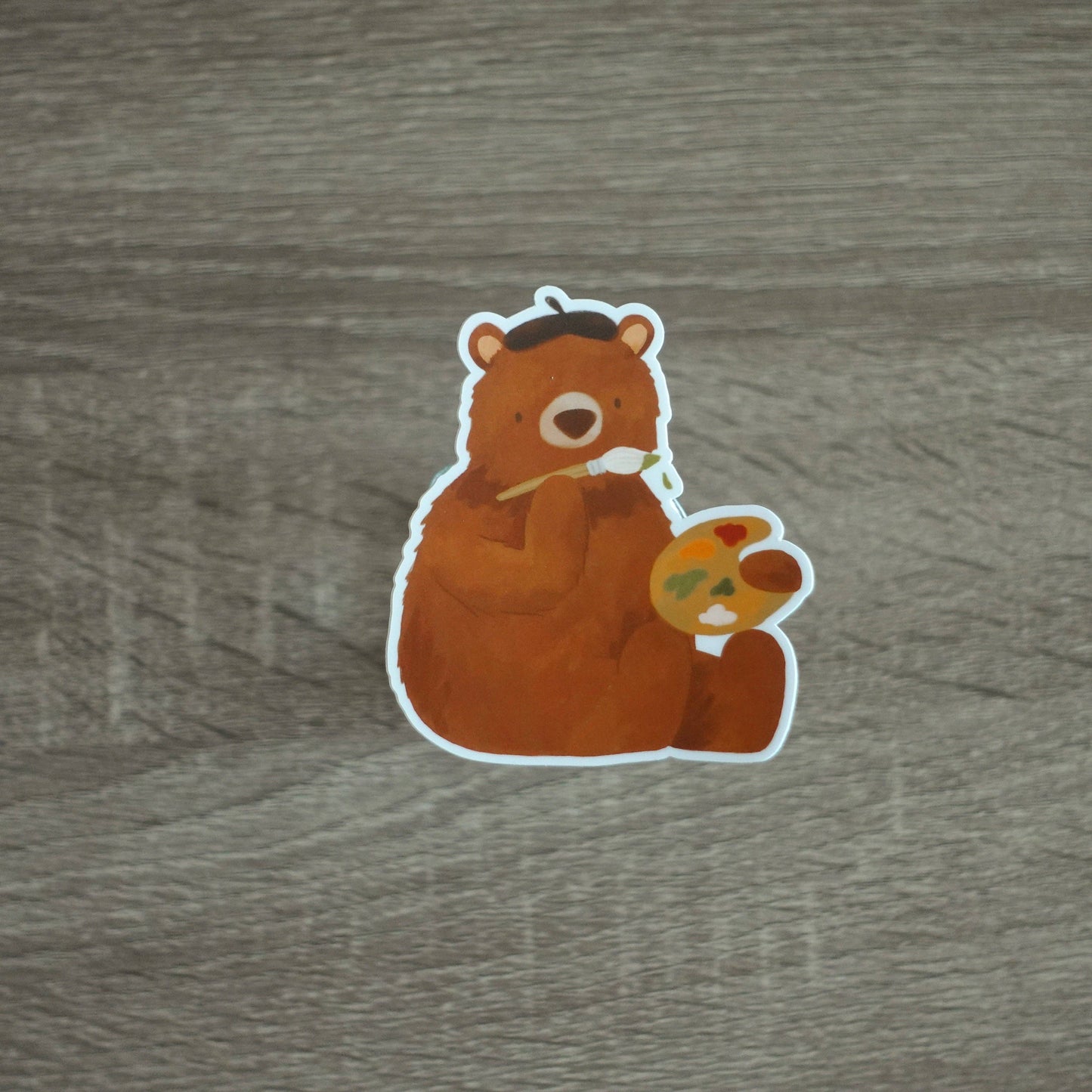 Bear Ross Artist Bear Sticker