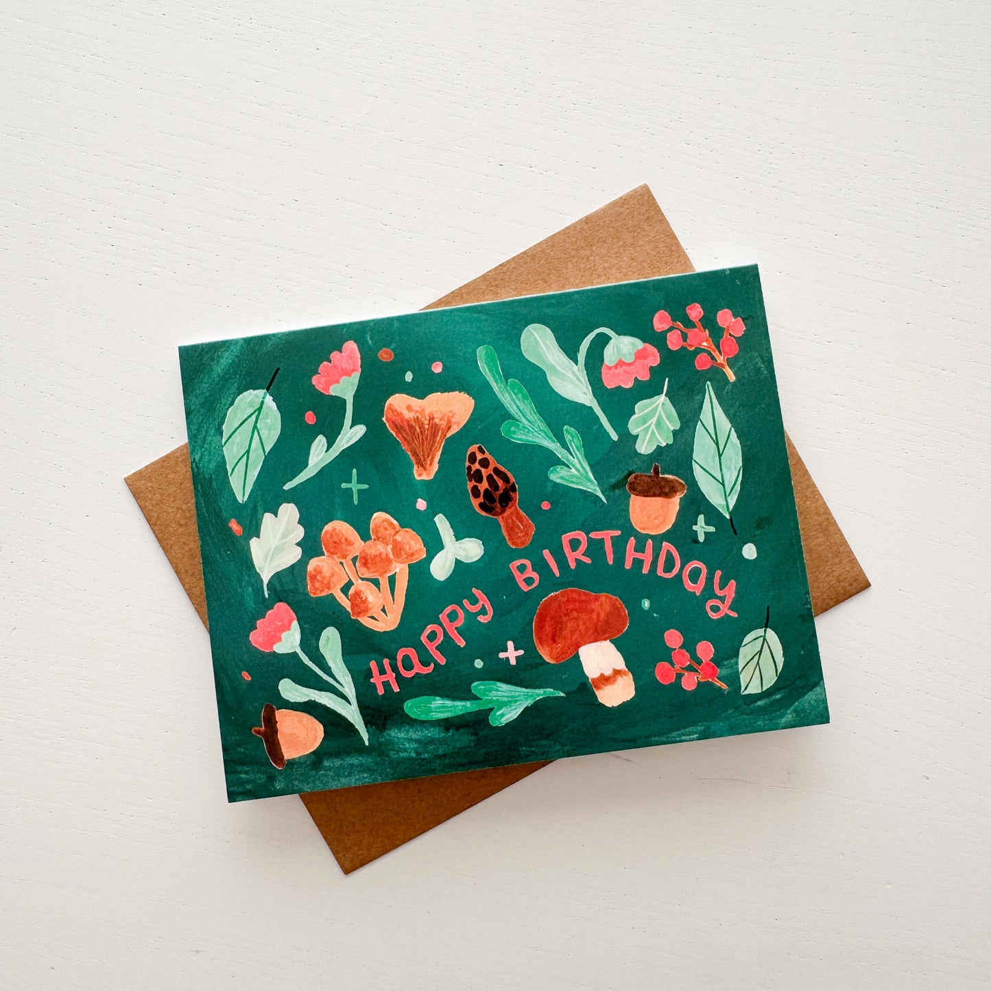 Mushroom Birthday Card