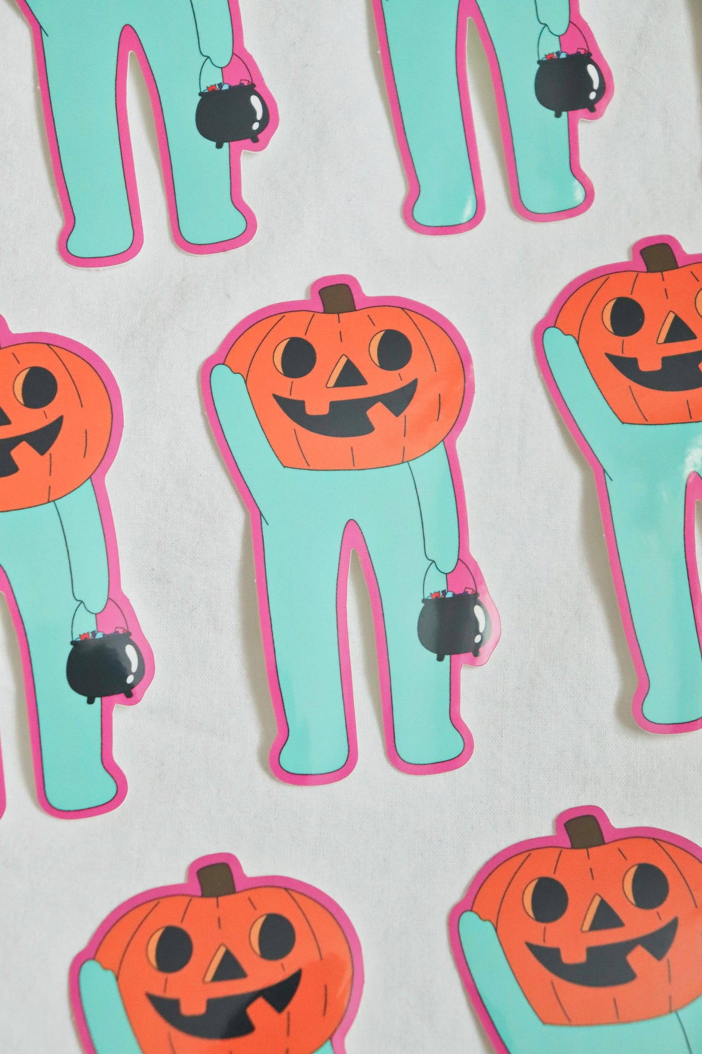 Jack-O-Lantern Froggie Sticker