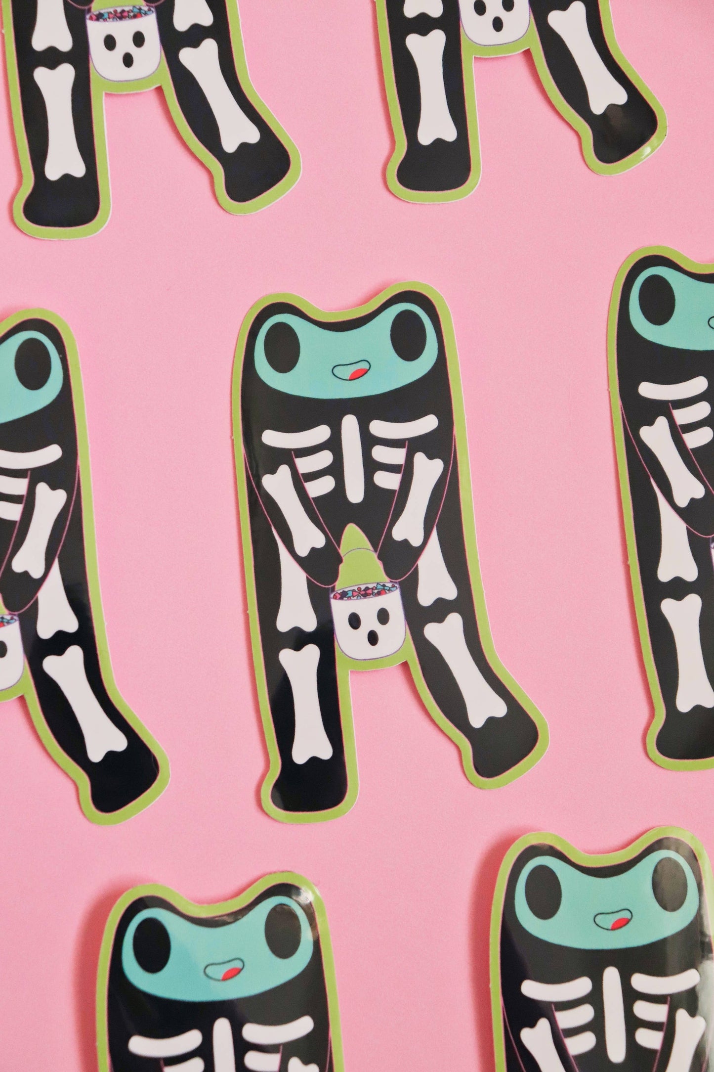 Steve the Skeleton Froggie Sticker