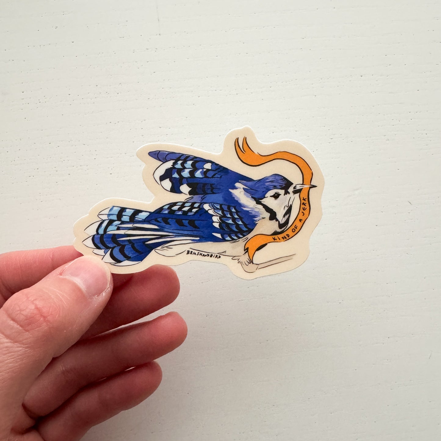 Blue Jay Jerk Sticker Sticker