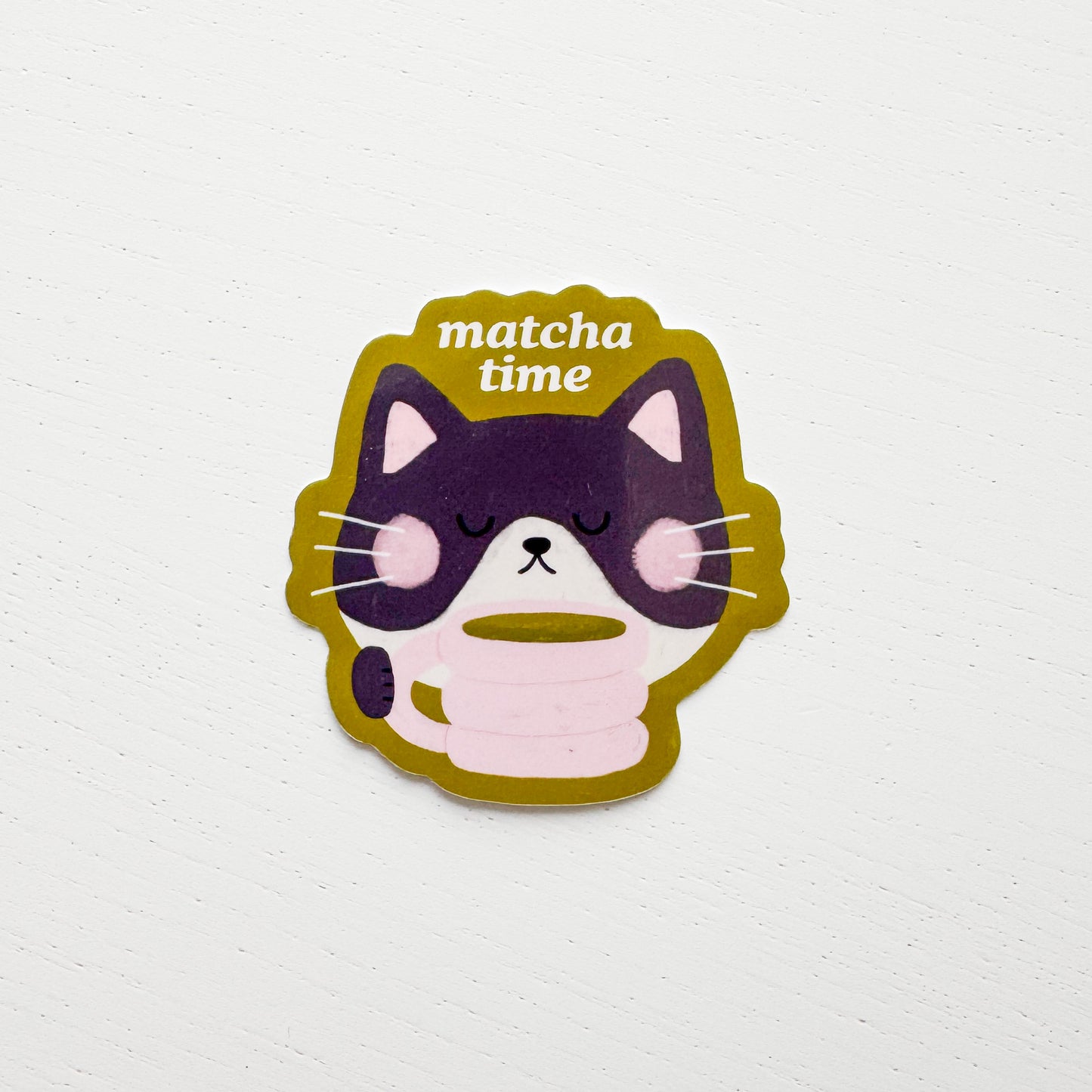 Matcha Cat Sticker