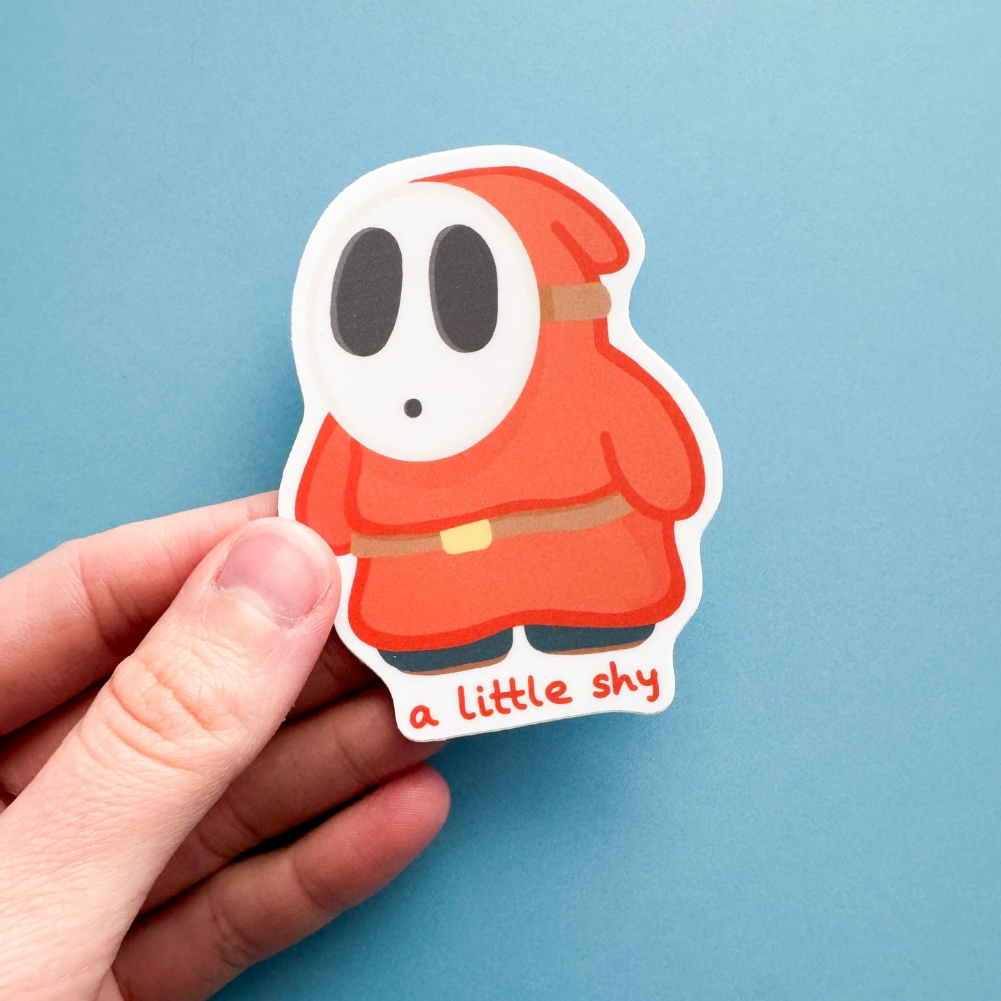A Little Shy Sticker