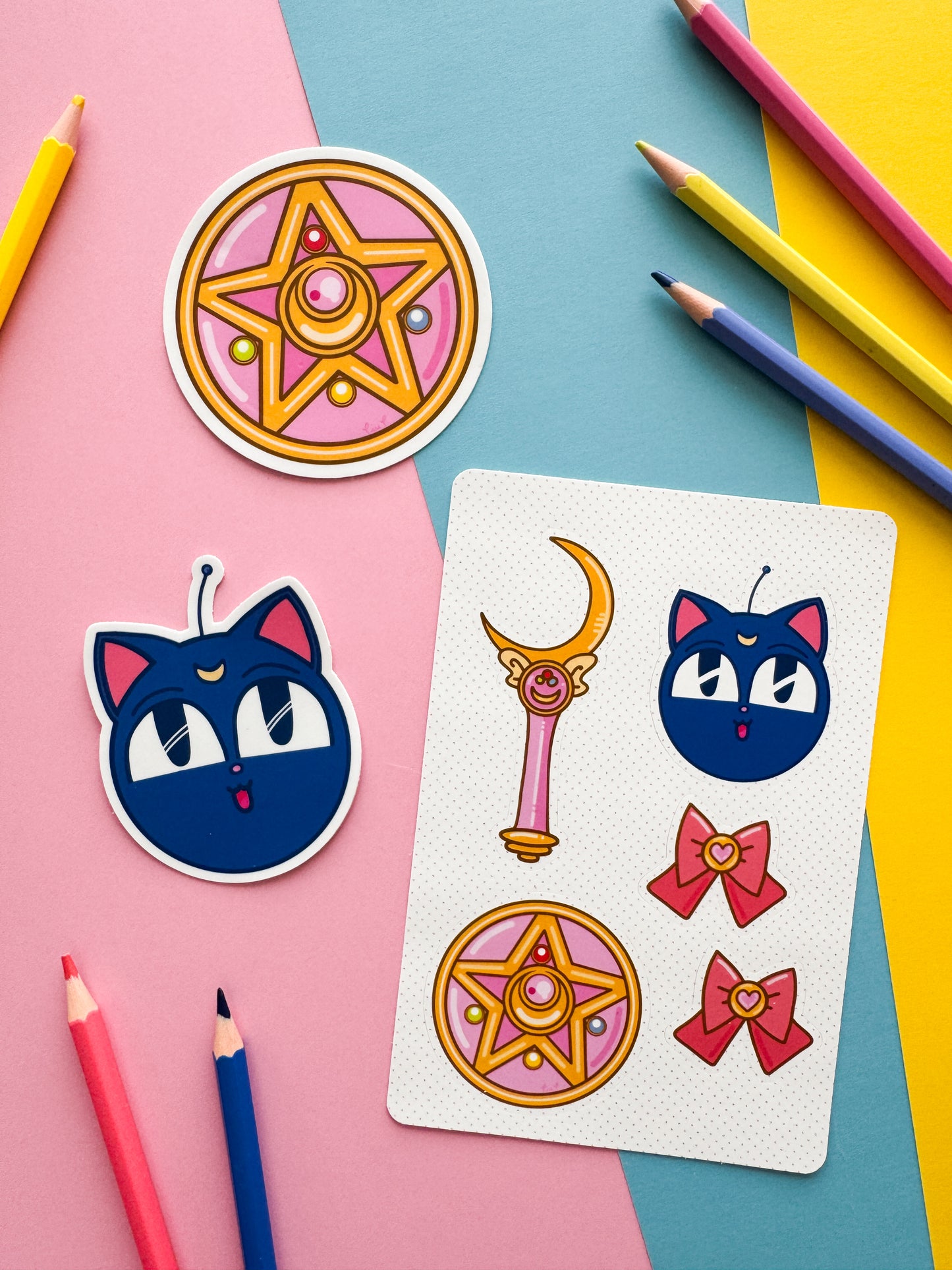 Lunar Guardian Vinyl Sticker Sheet