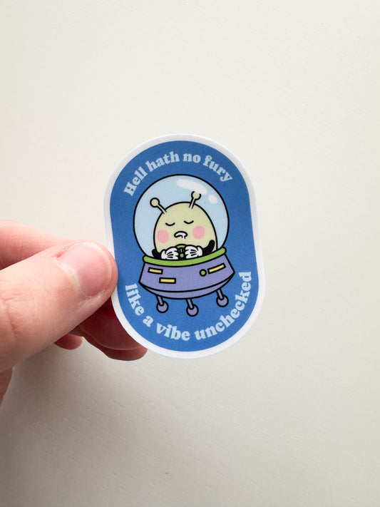Vibe Unchecked Sticker