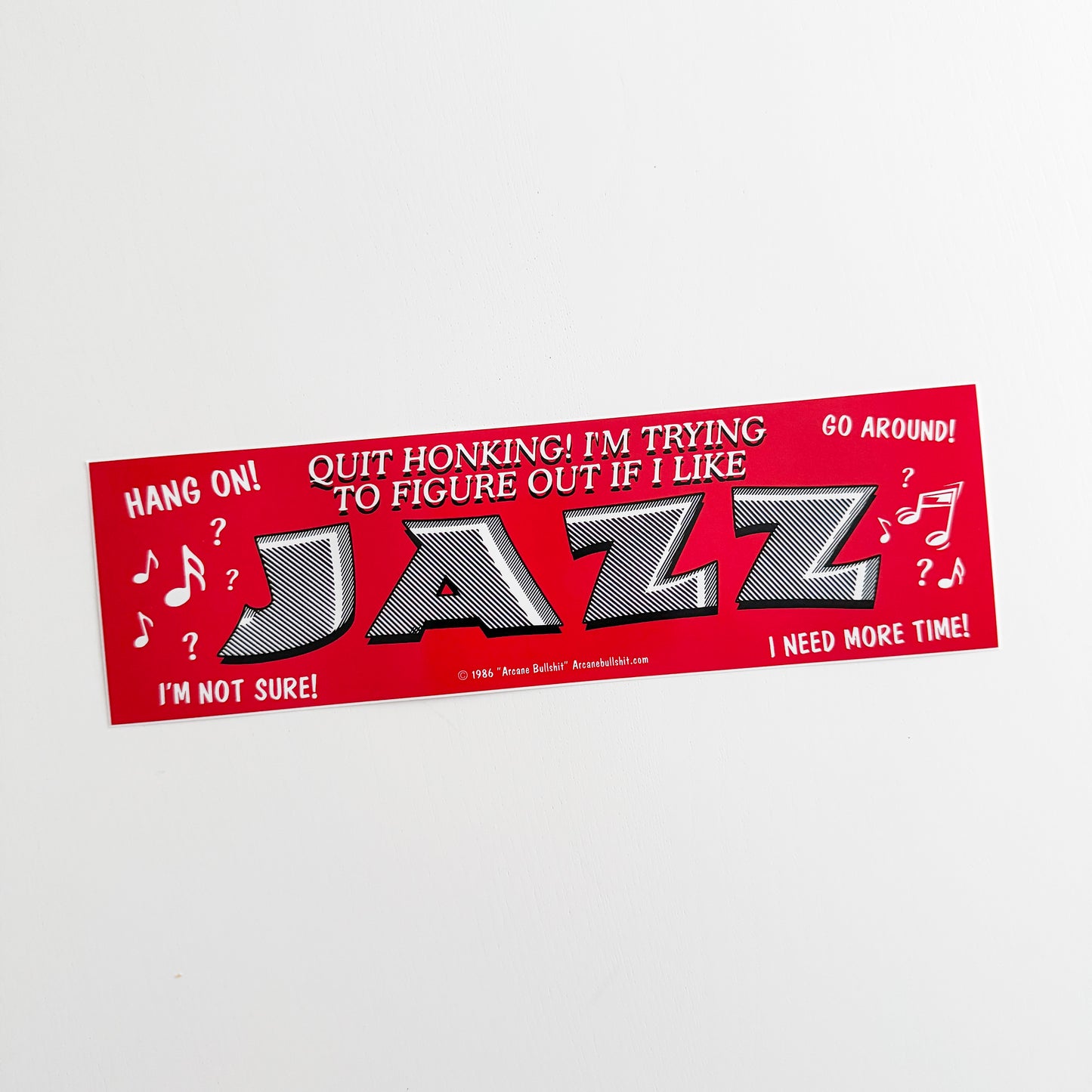 Trying to Figure out if I Like Jazz Bumper Sticker