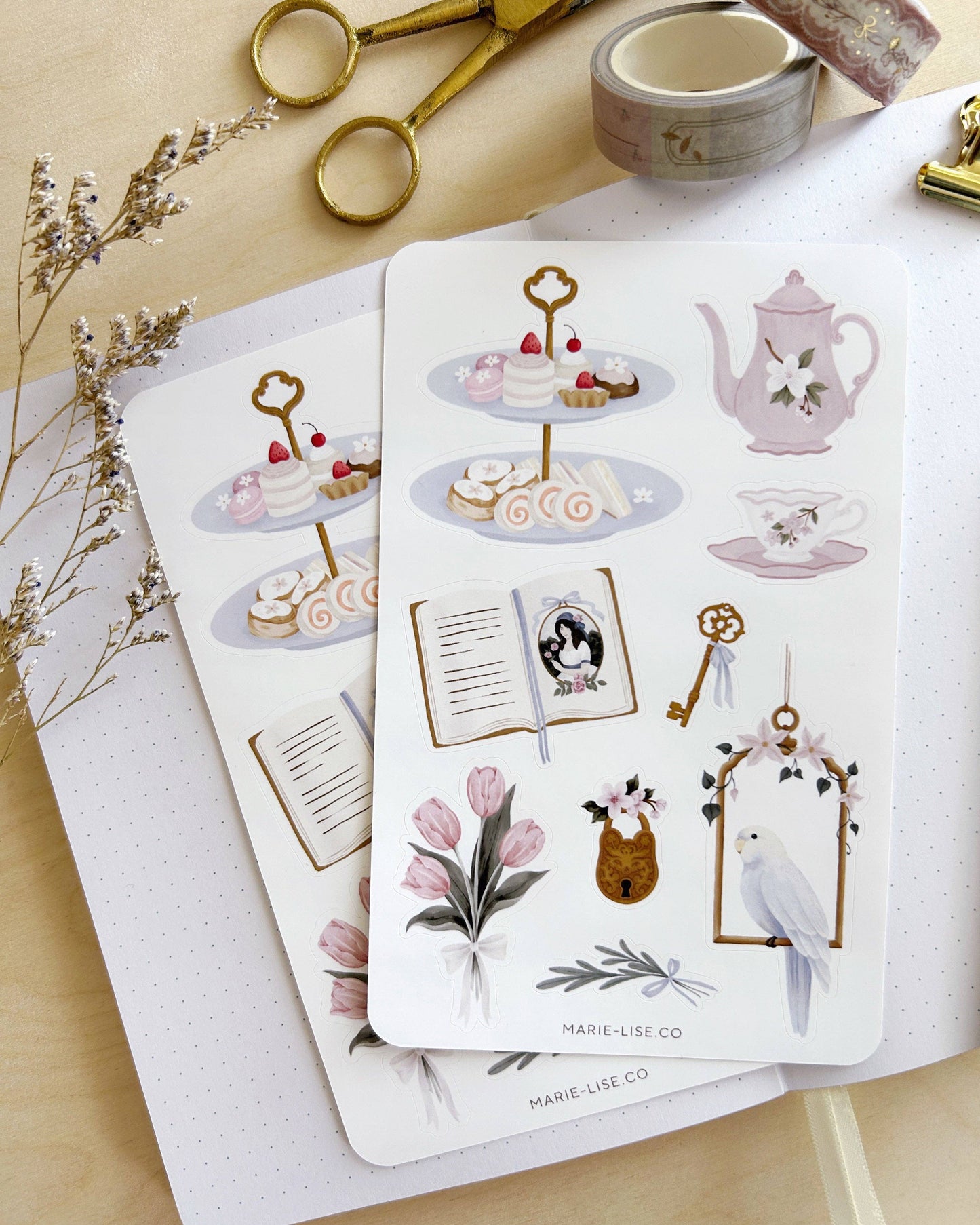 Tea in the Garden Sticker Sheet
