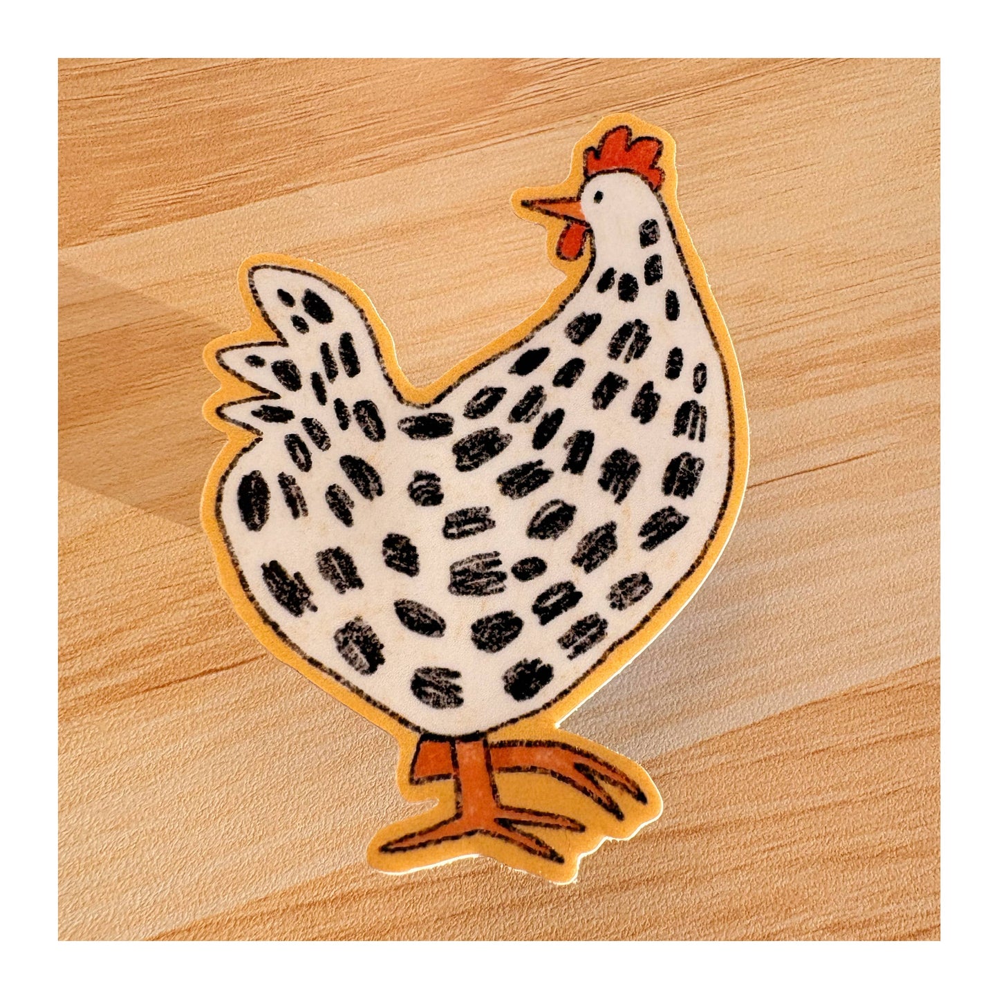 Speckled Chicken Sticker