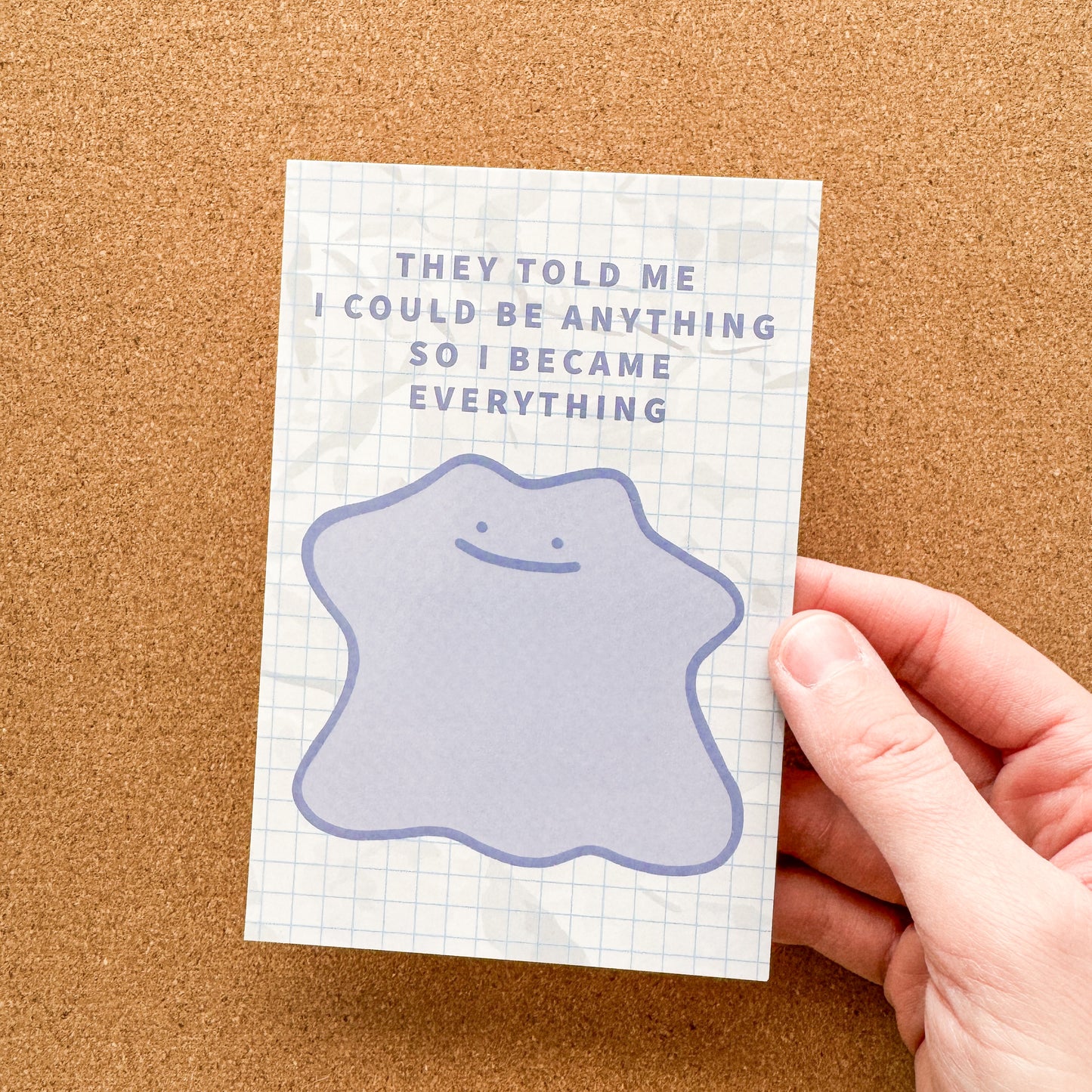 I Became Everything Postcard