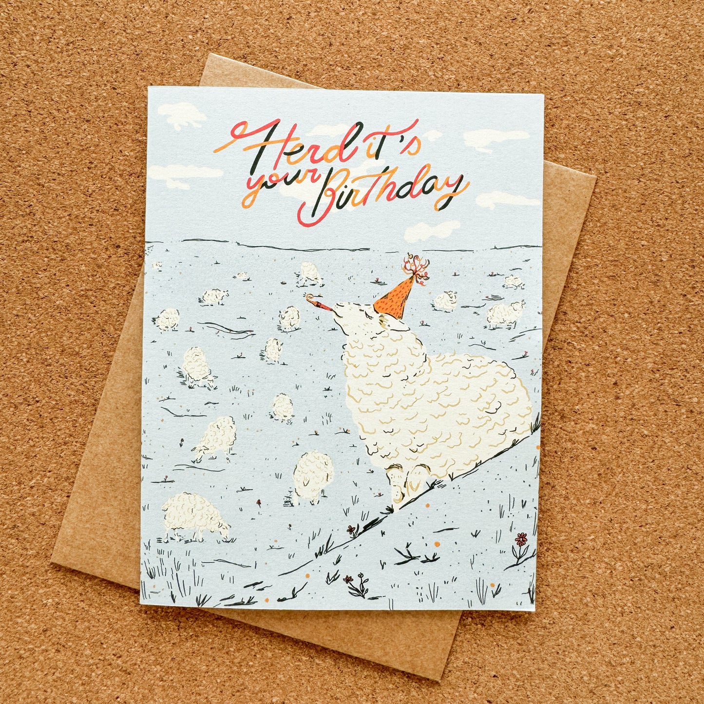 Sheep Birthday Card