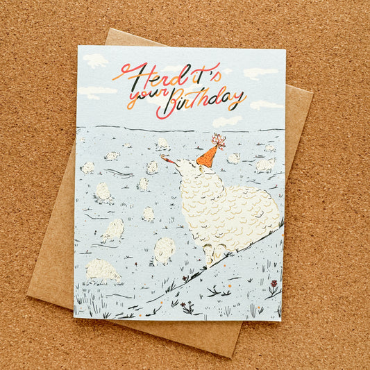 Sheep Birthday Card