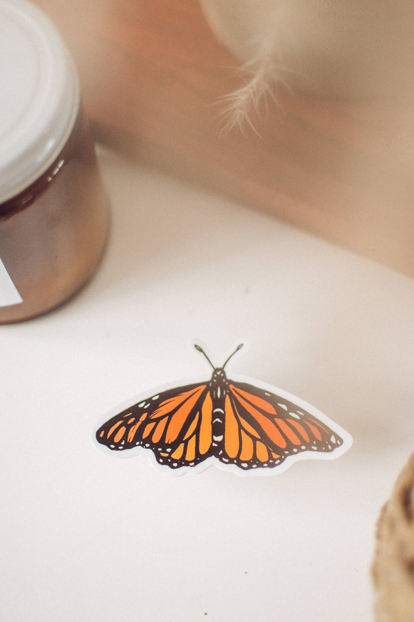 Monarch Butterfly Sticker