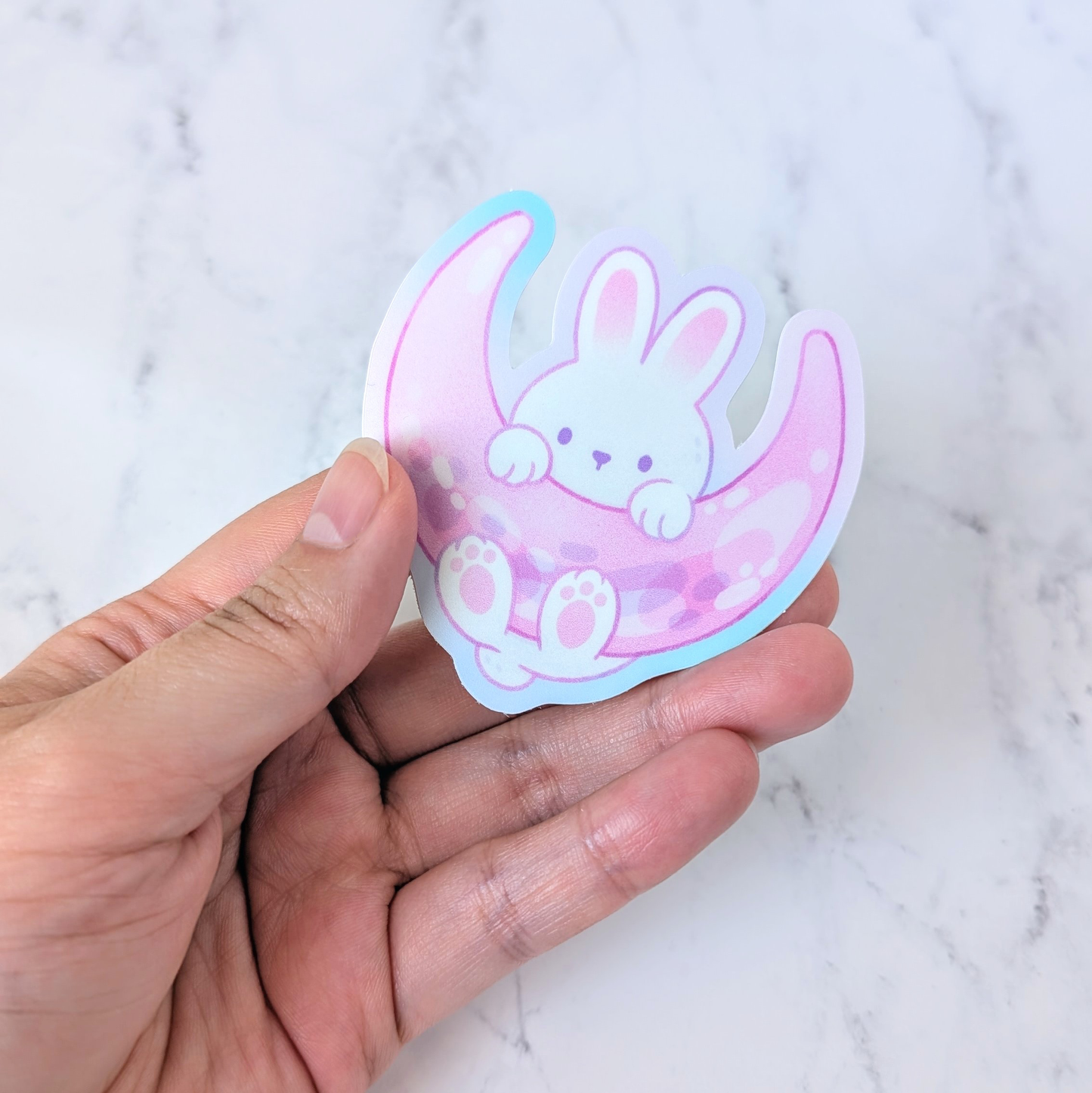 Bubble Moon Rabbit Sticker