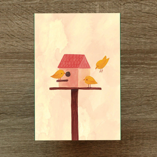 Three Little Birds Postcard
