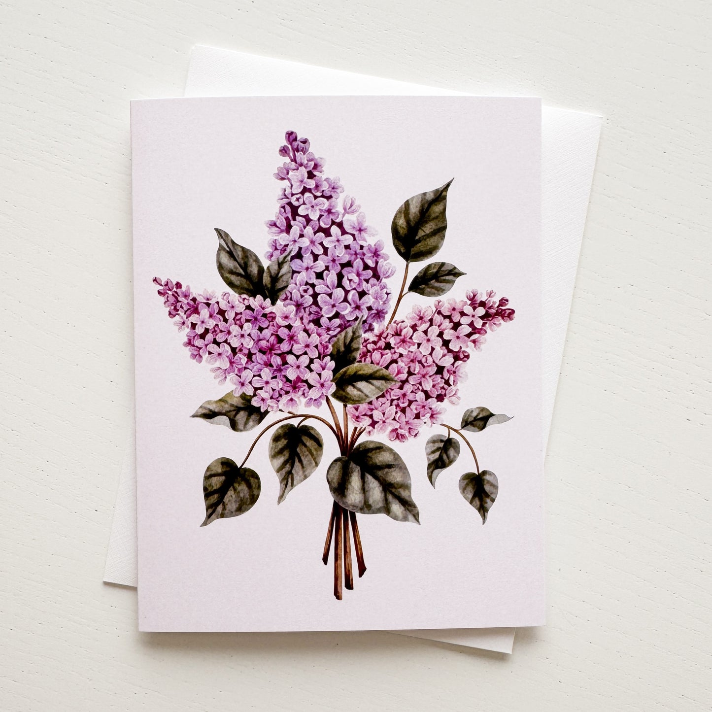 Lilac Bouquet Card