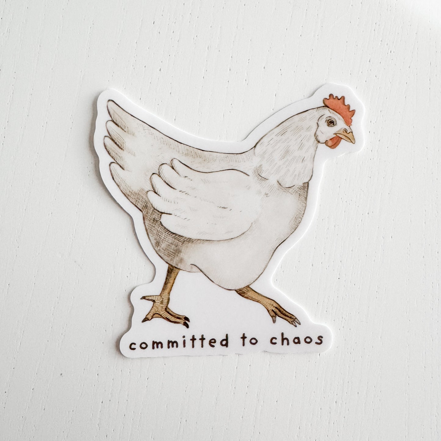 Chaos Chicken Vinyl Sticker