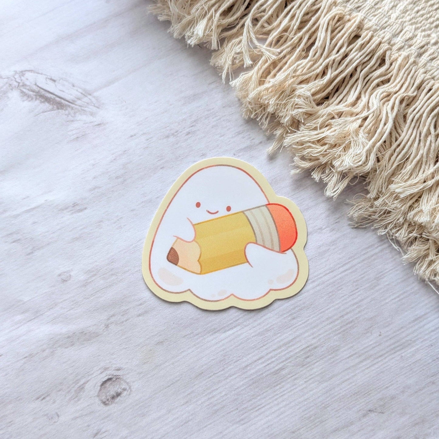 Pencil Ghost Sticker