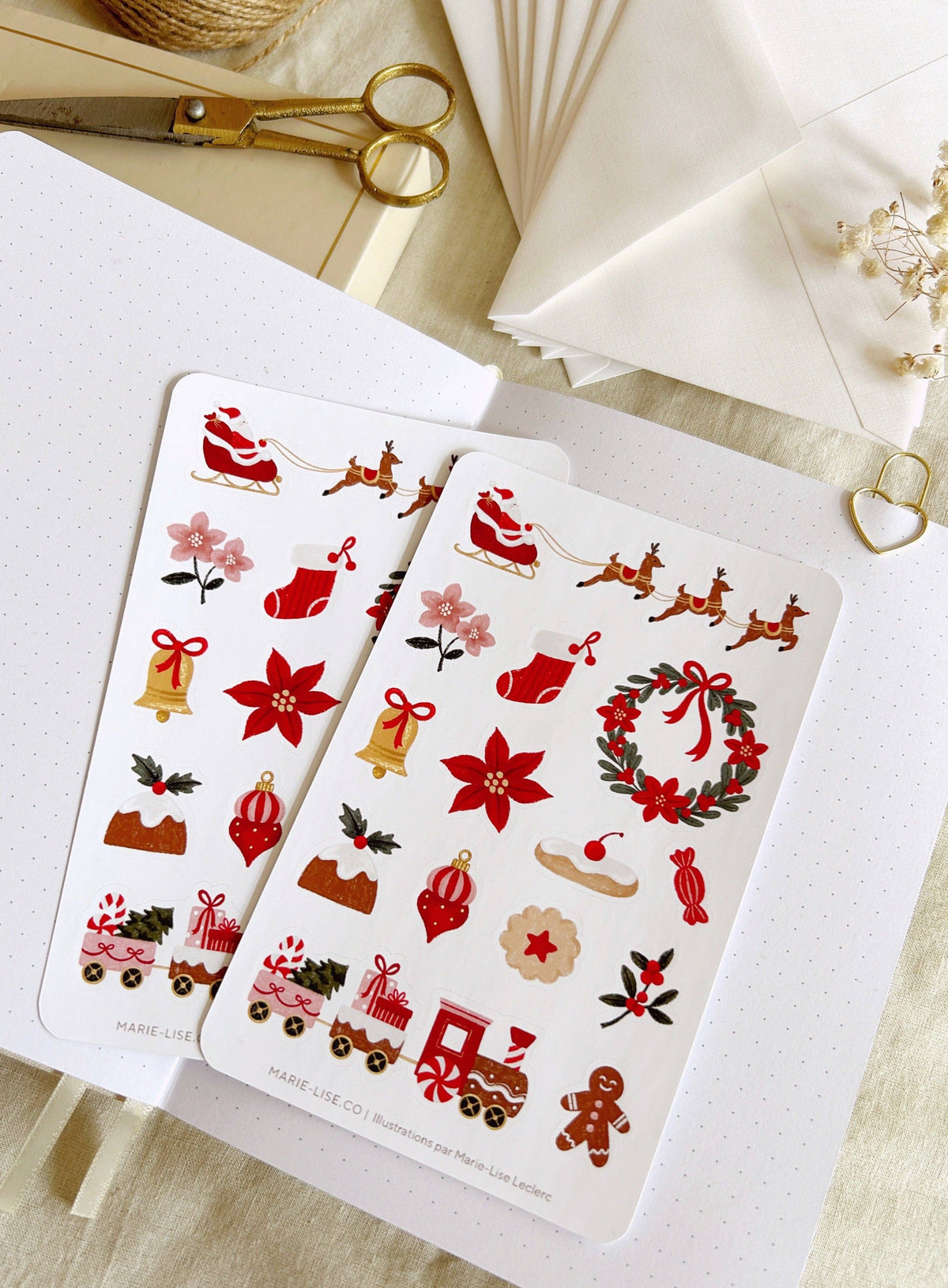 The Magic of Christmas 4x6 Sticker Sheet