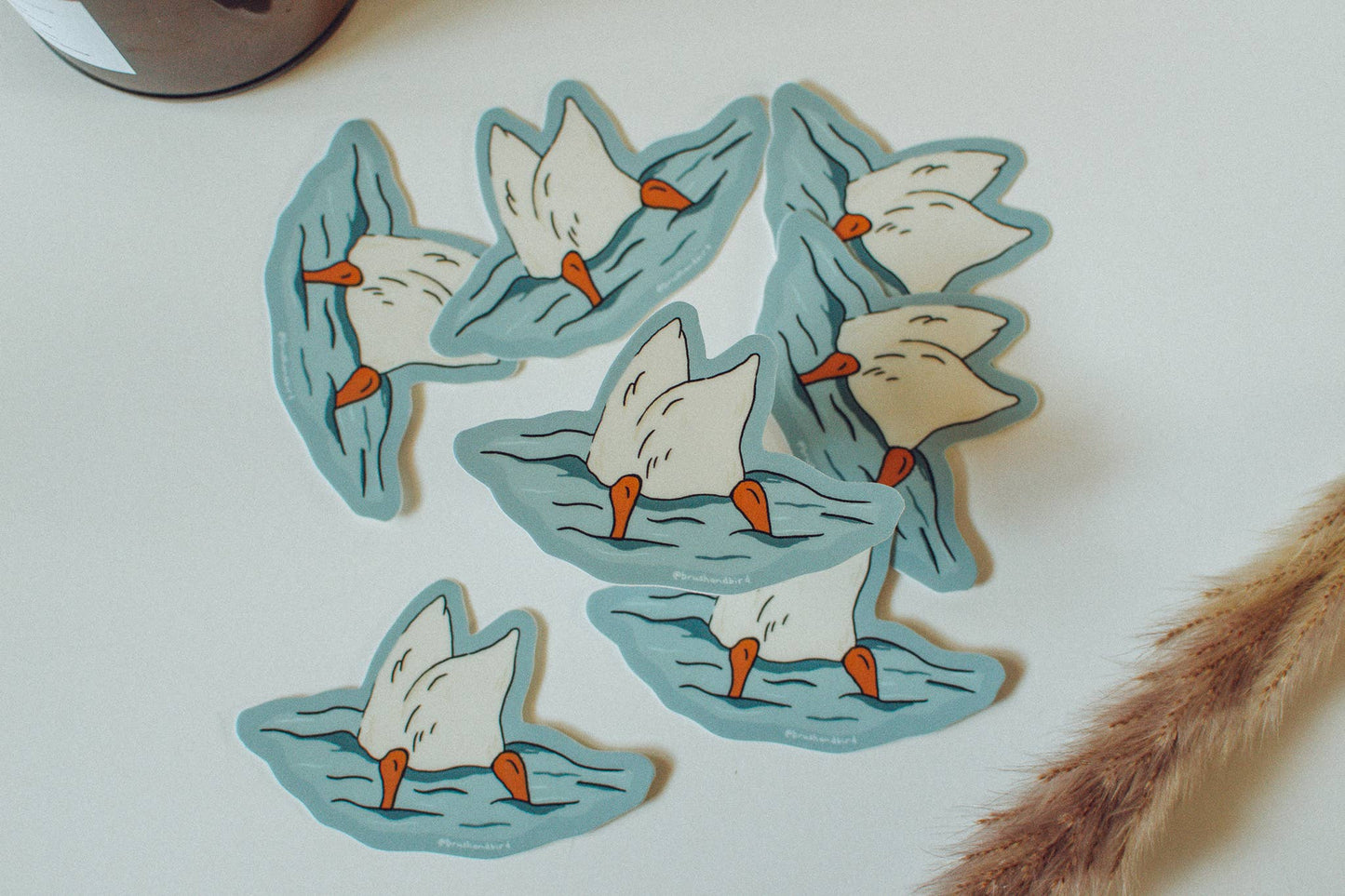 Duck Butt Sticker