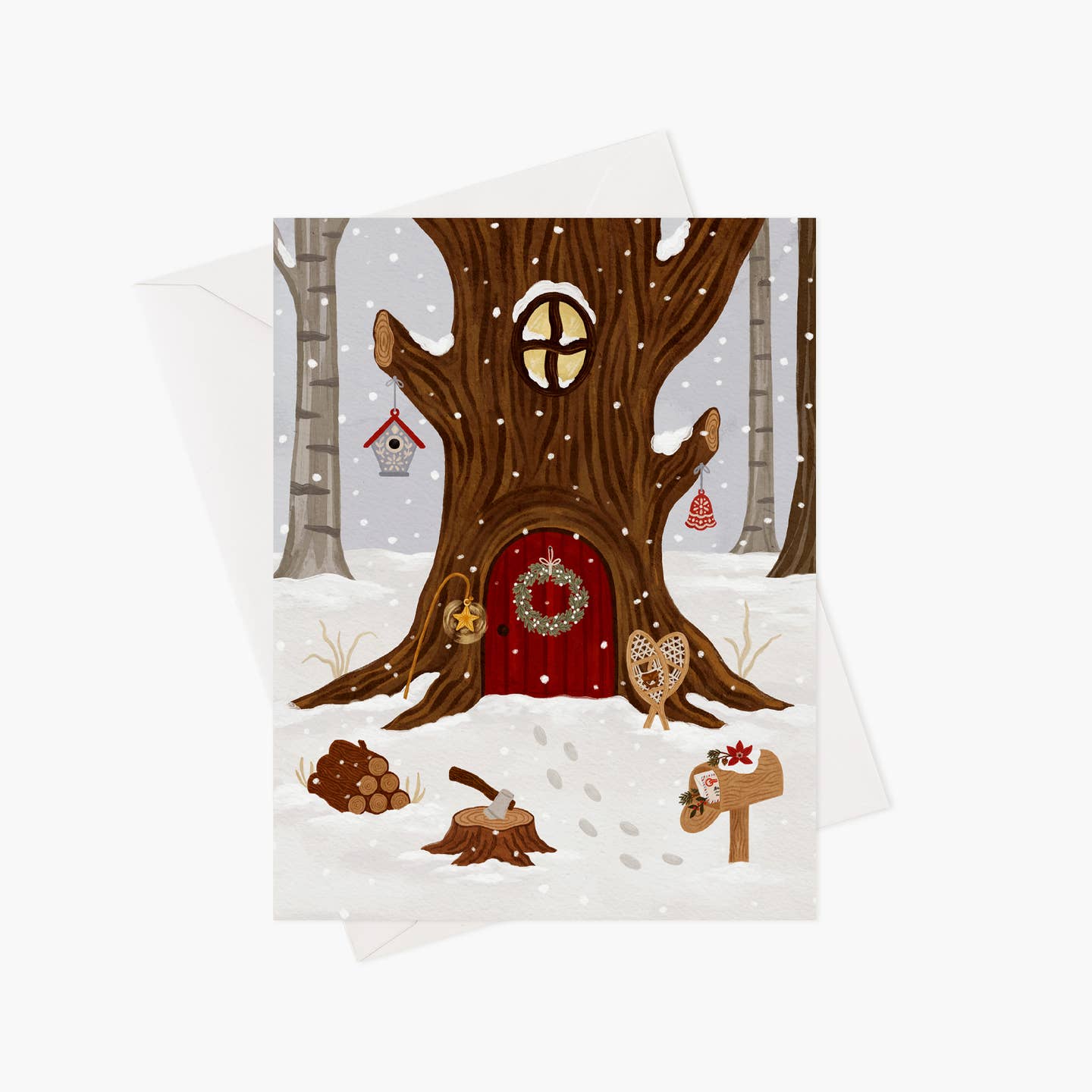 Tomten House Greeting Card