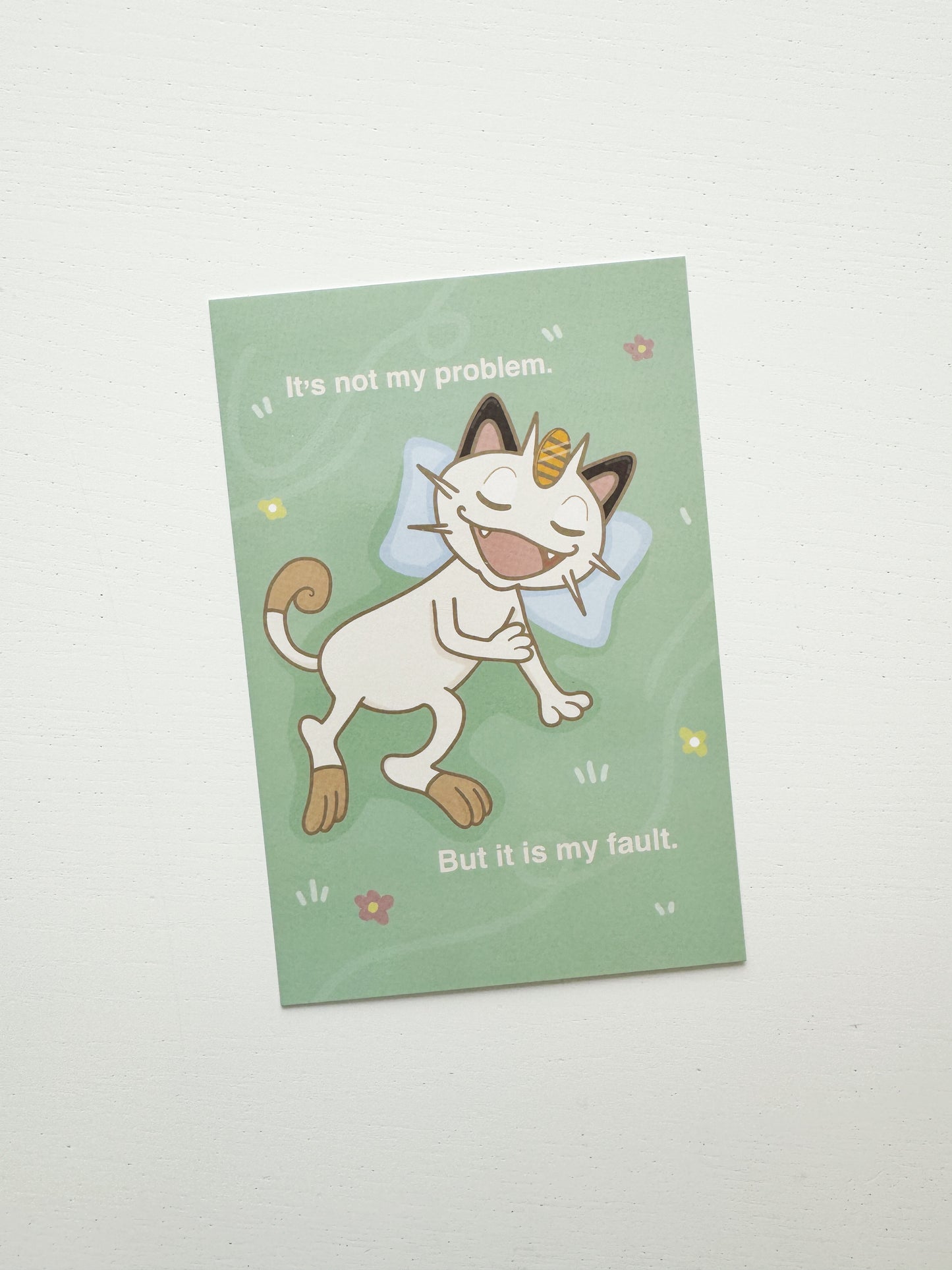 My Fault Postcard