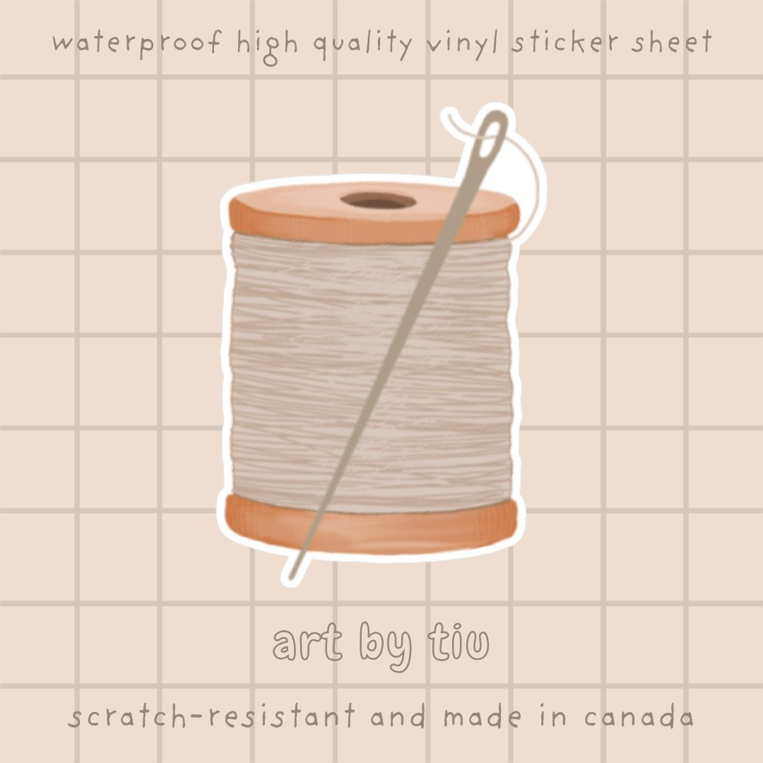Needle & Thread Sticker