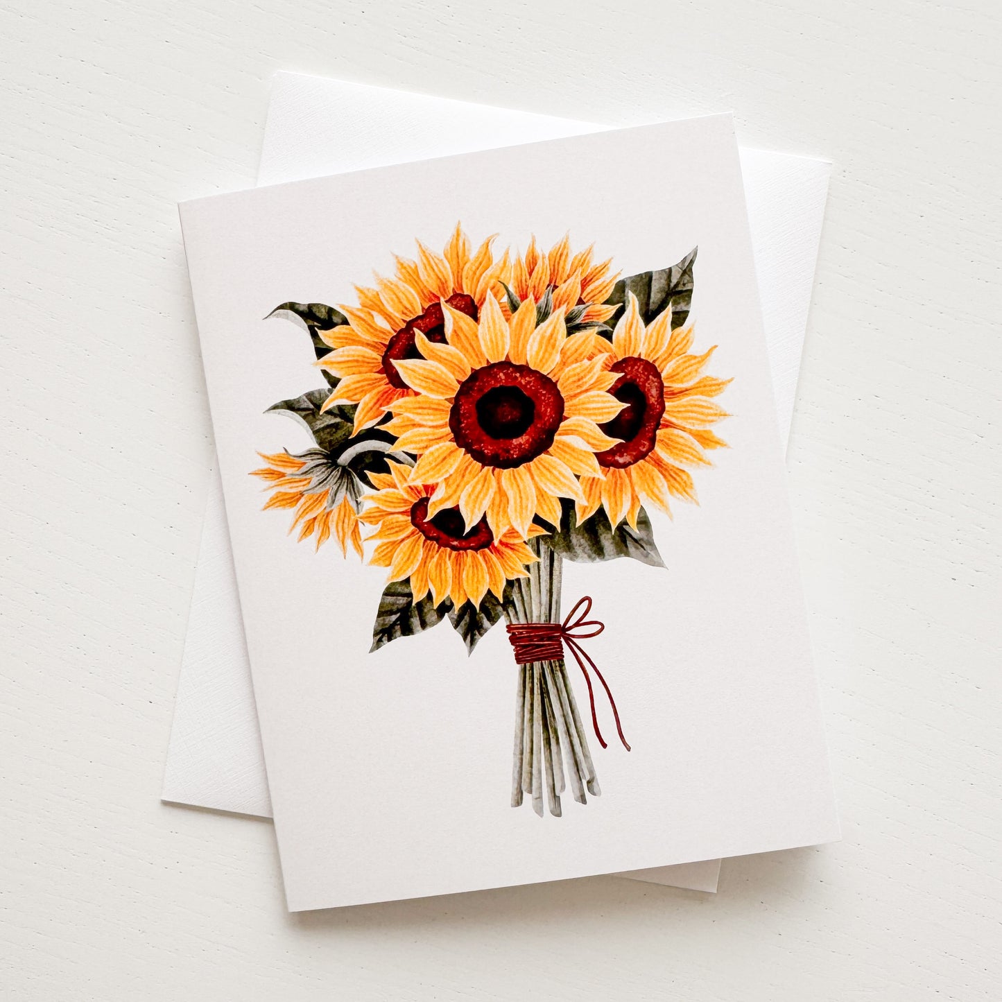 Sunflower Bouquet Card