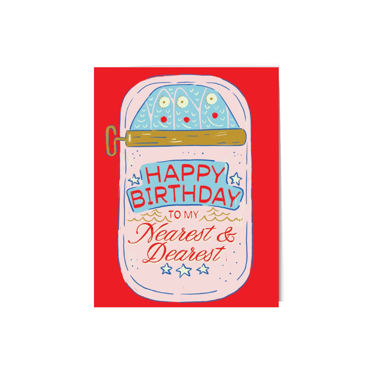 Sardine Birthday Card