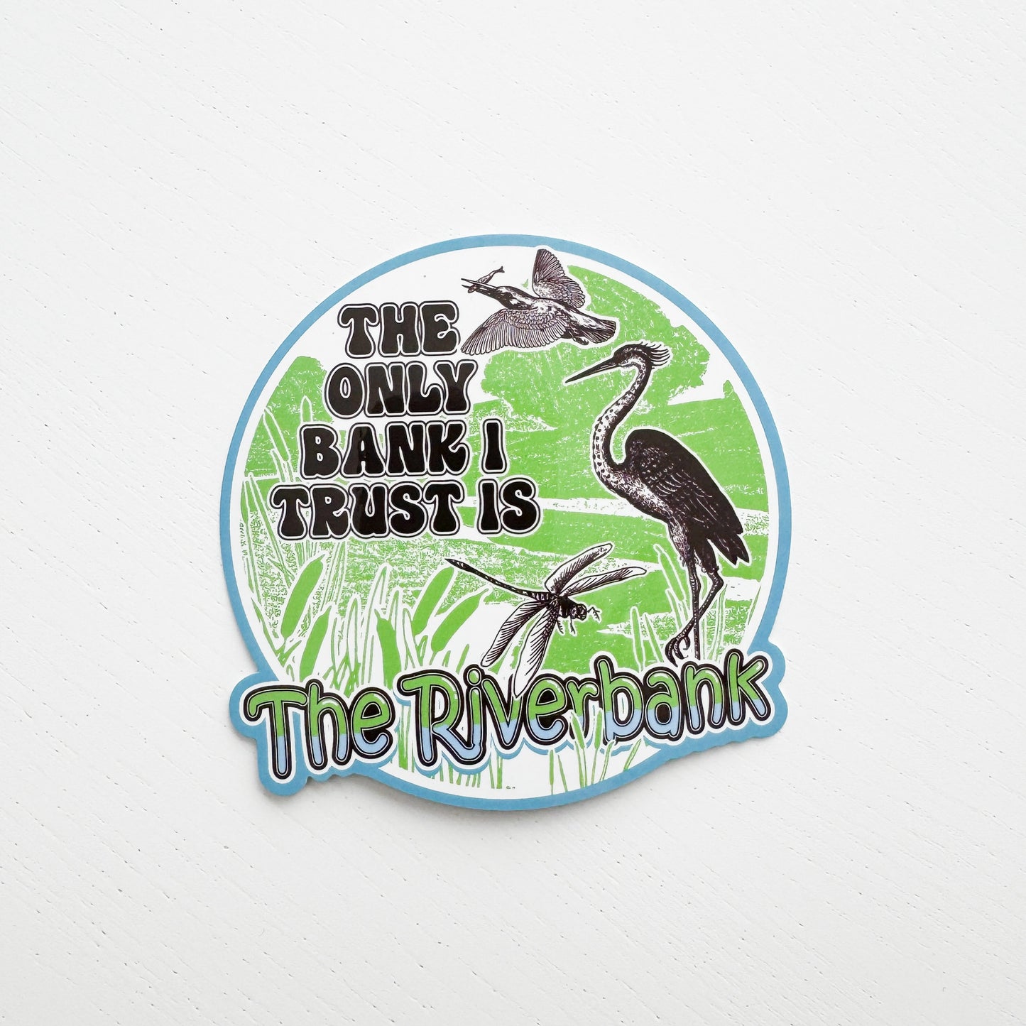 The Riverbank Sticker
