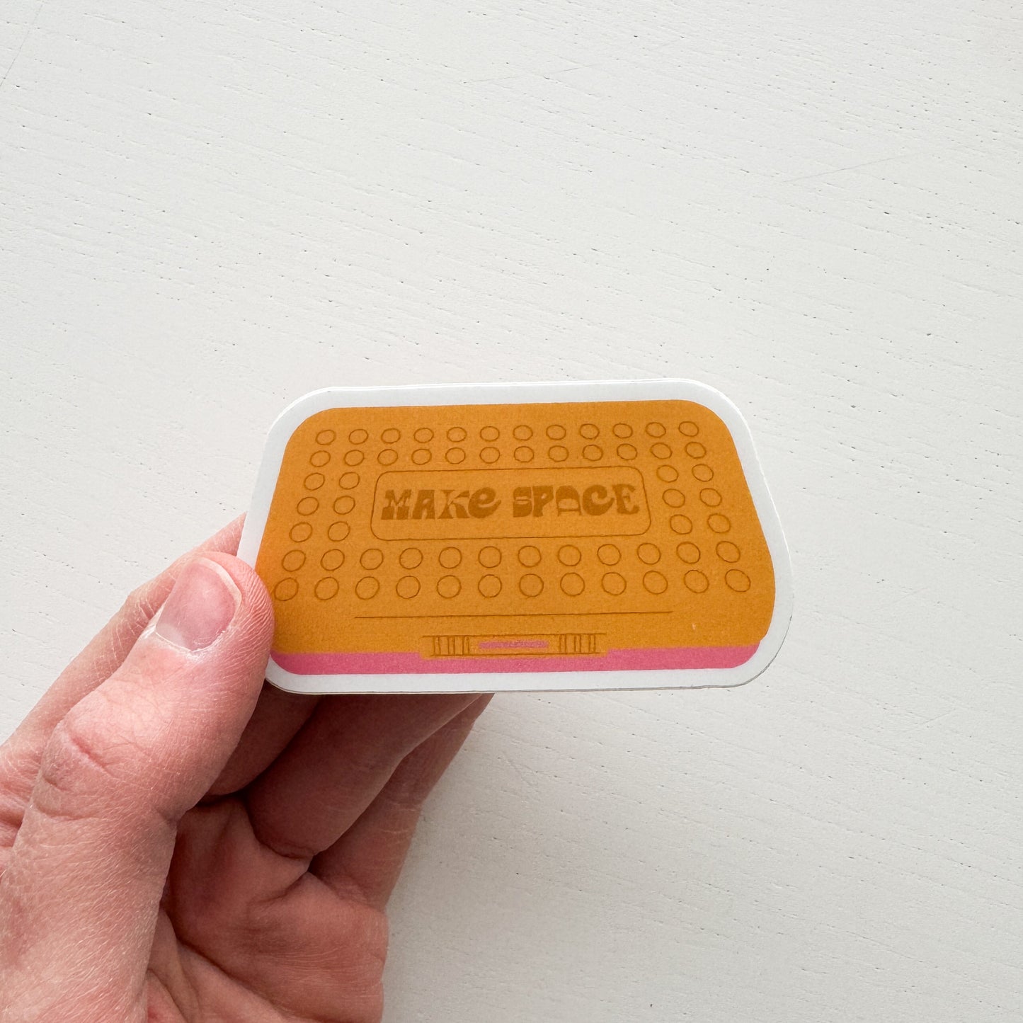 Make Space Sticker