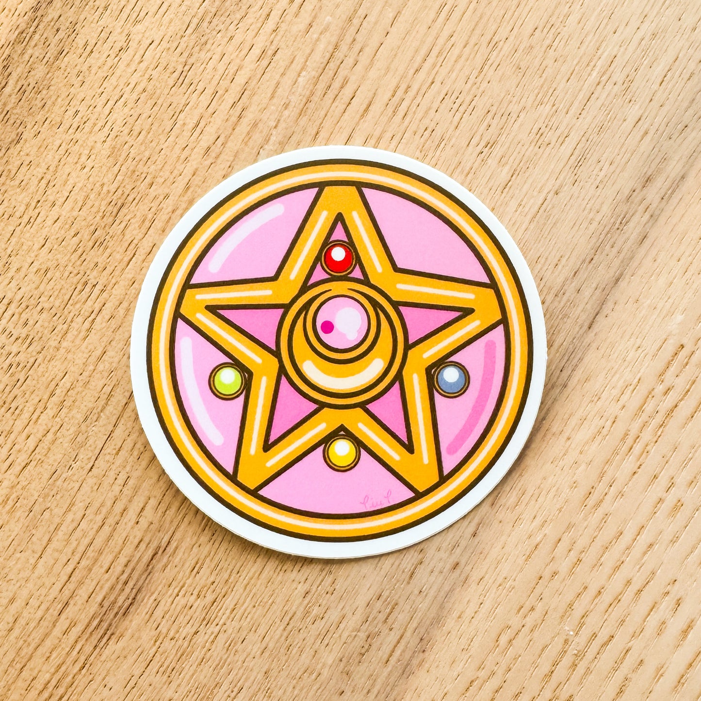 Lunar Crystal Star Sticker