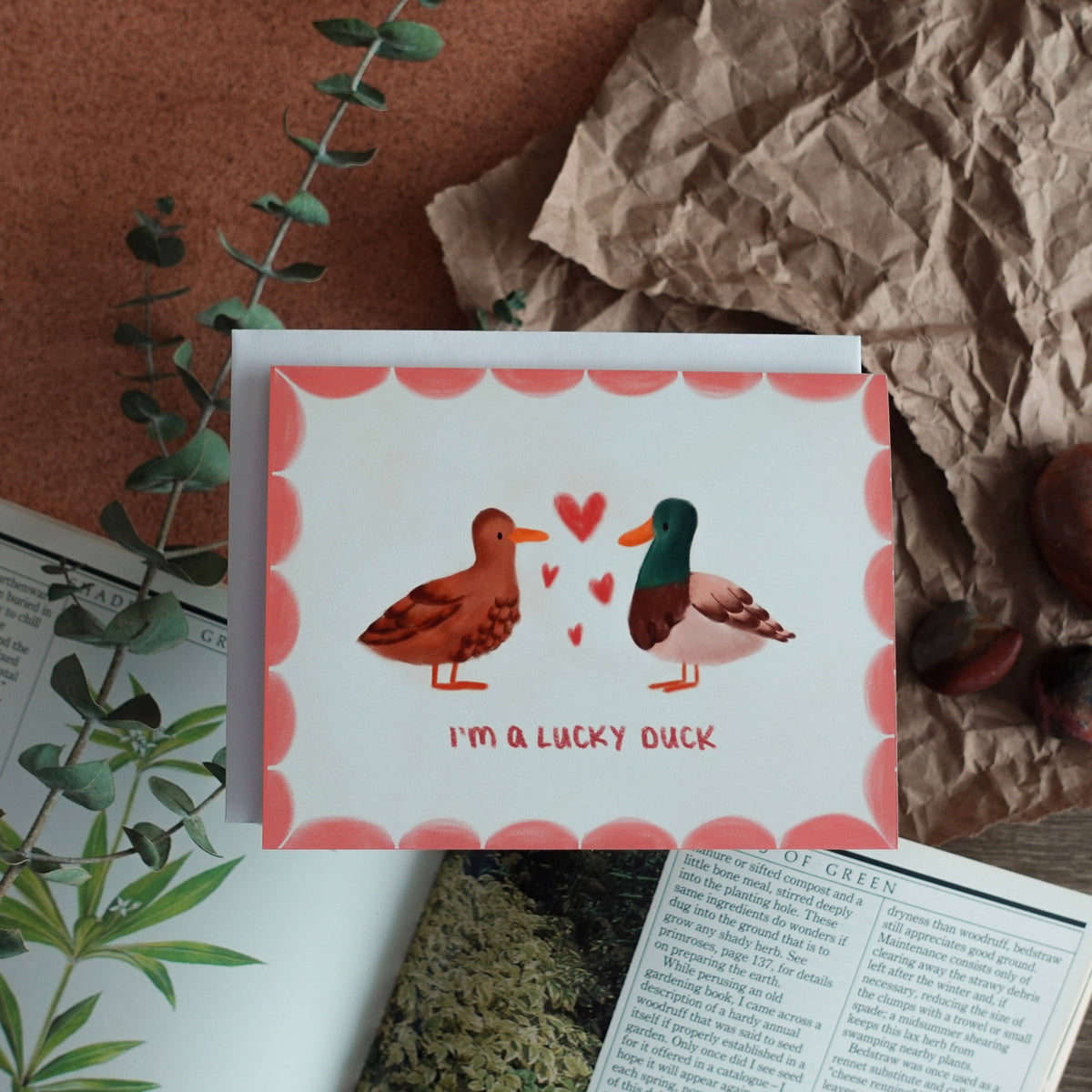 I'm a Lucky Duck Greeting Card