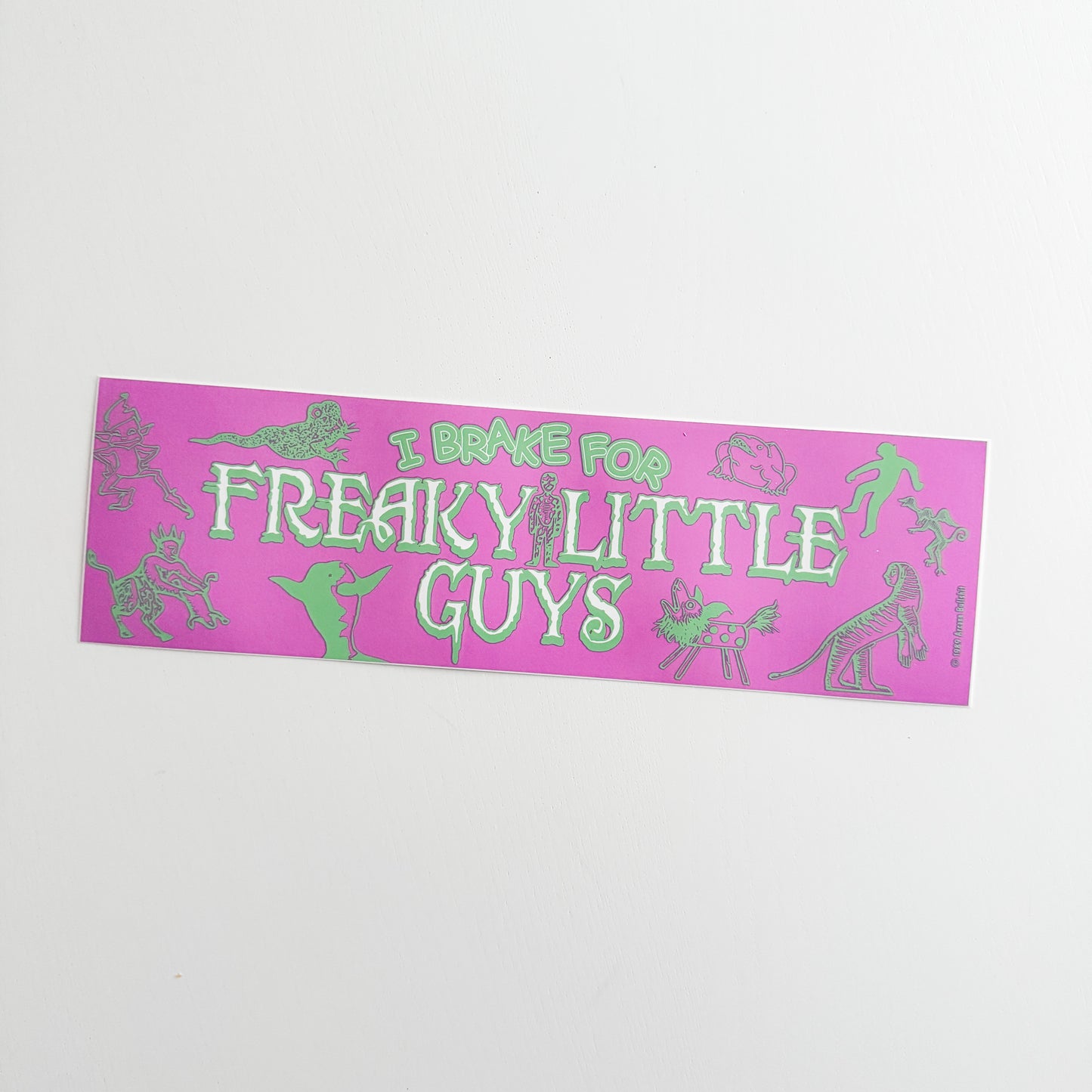 Freaky Little Guys Bumper Sticker