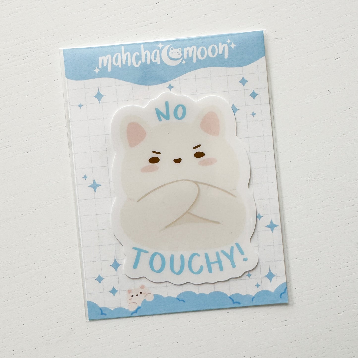 No Touchy Tofu Sticker