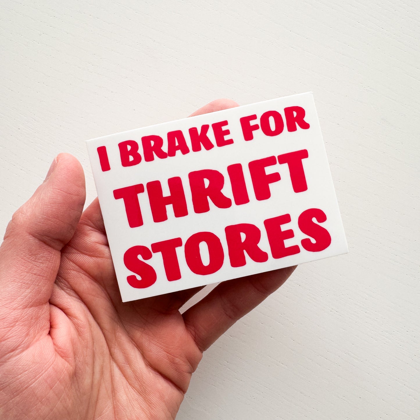 Thrift Store Sticker