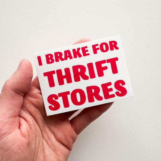 Thrift Store Sticker