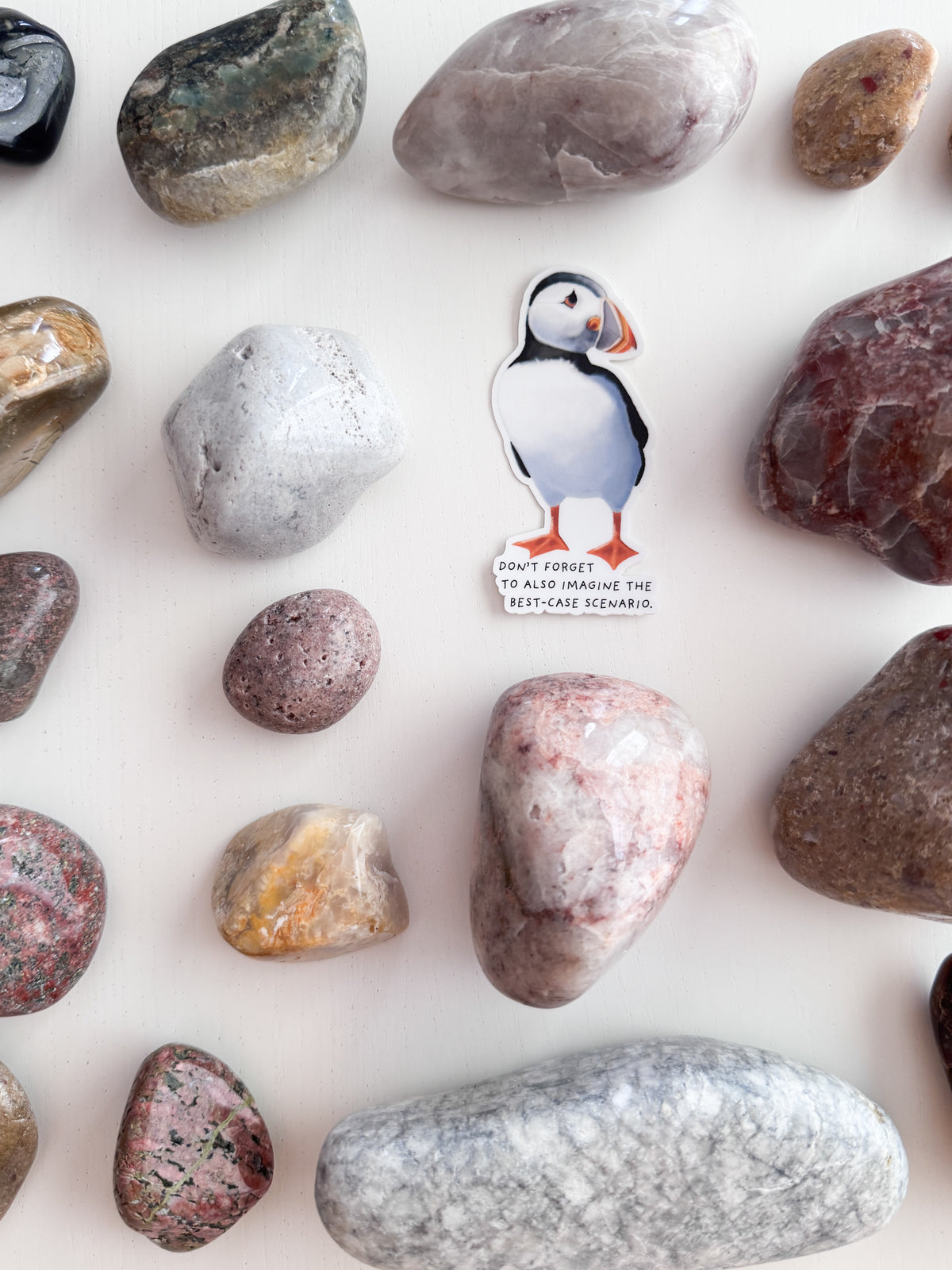 Best-Case Scenario Puffin Sticker