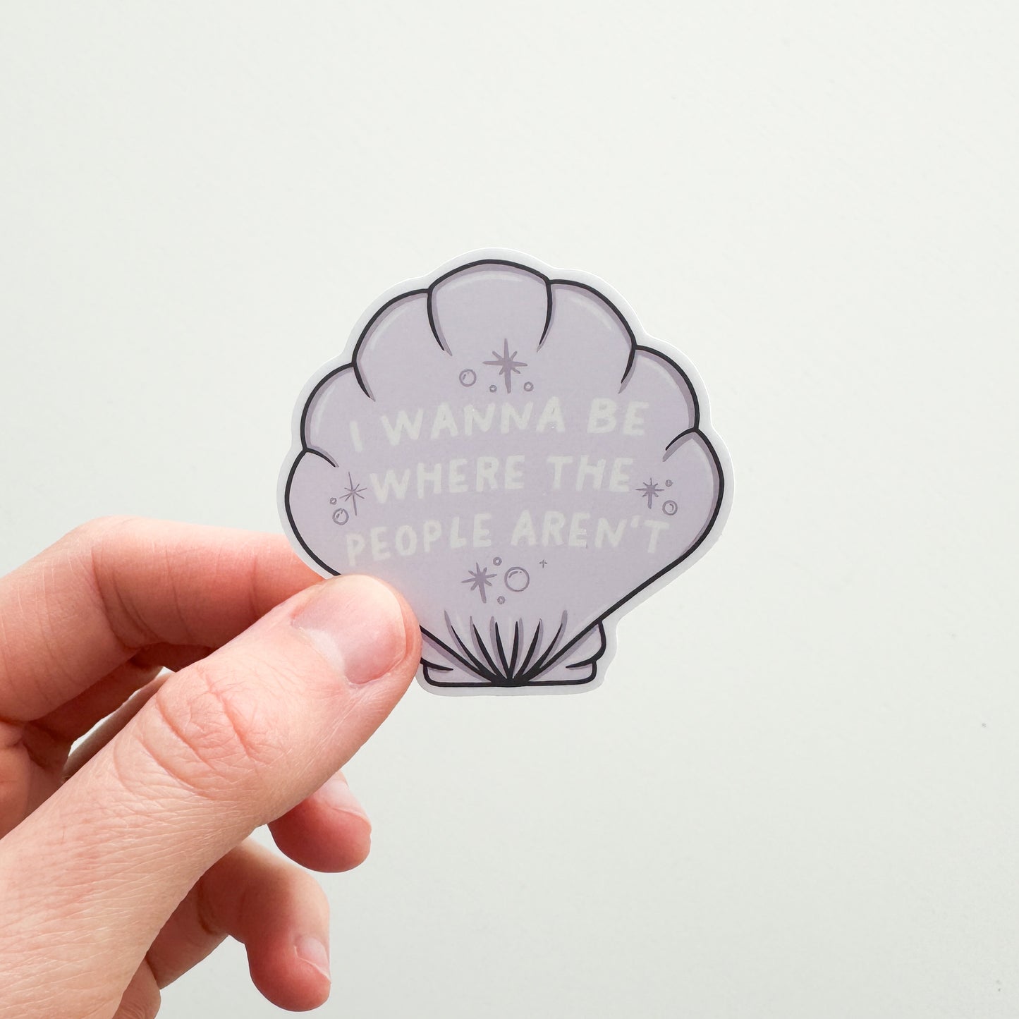 I Wanna Be Where The People Aren't Sticker