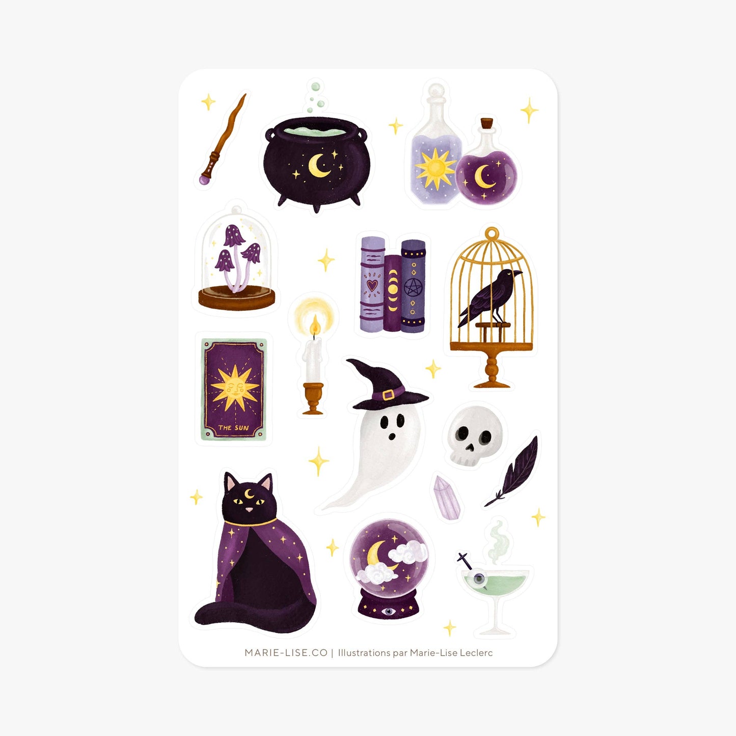 Spooky Sticker Sheet