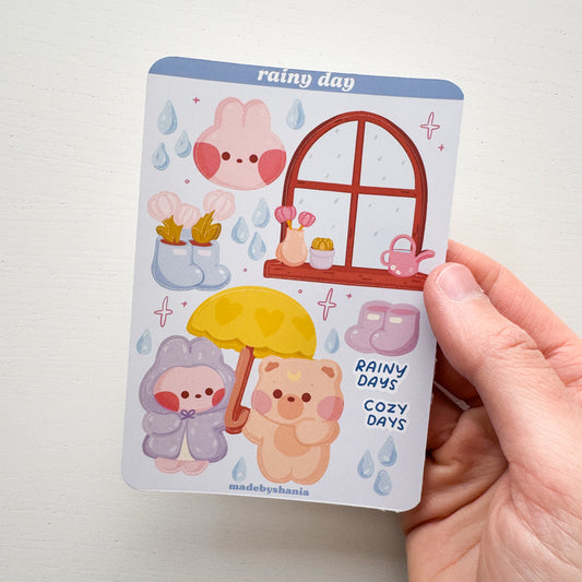 Rainy Day Sticker Sheet