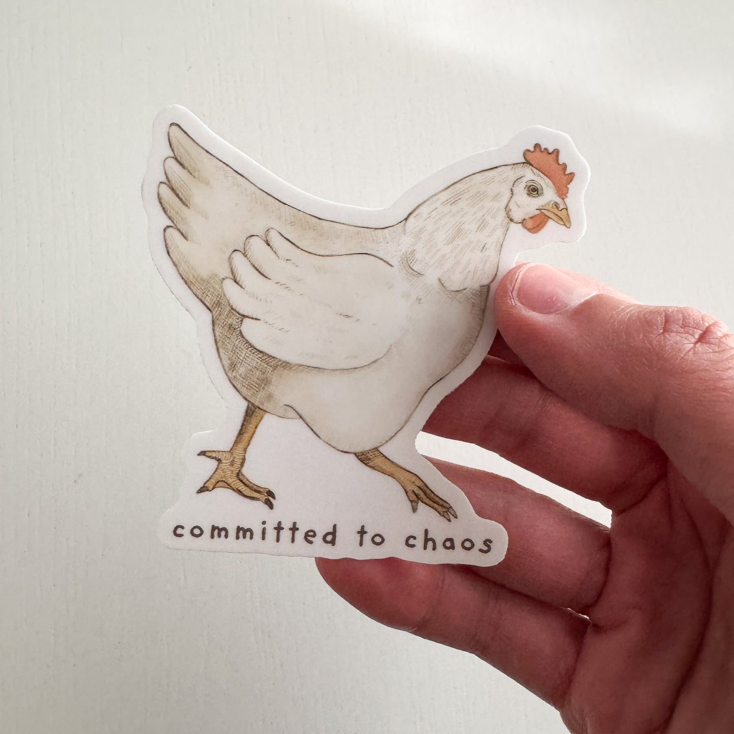 Chaos Chicken Vinyl Sticker