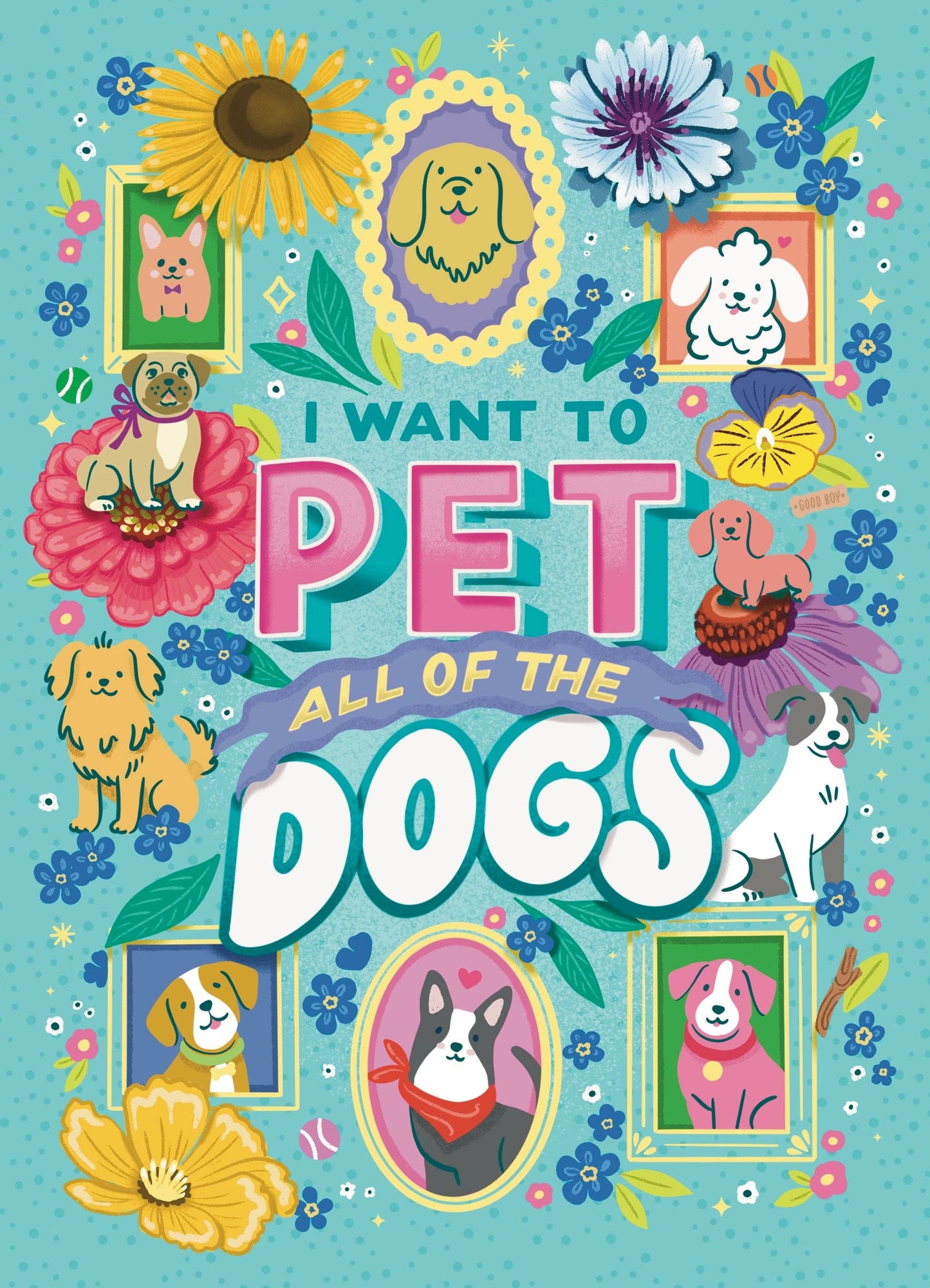 All of the Dog Holographic XL Sticker