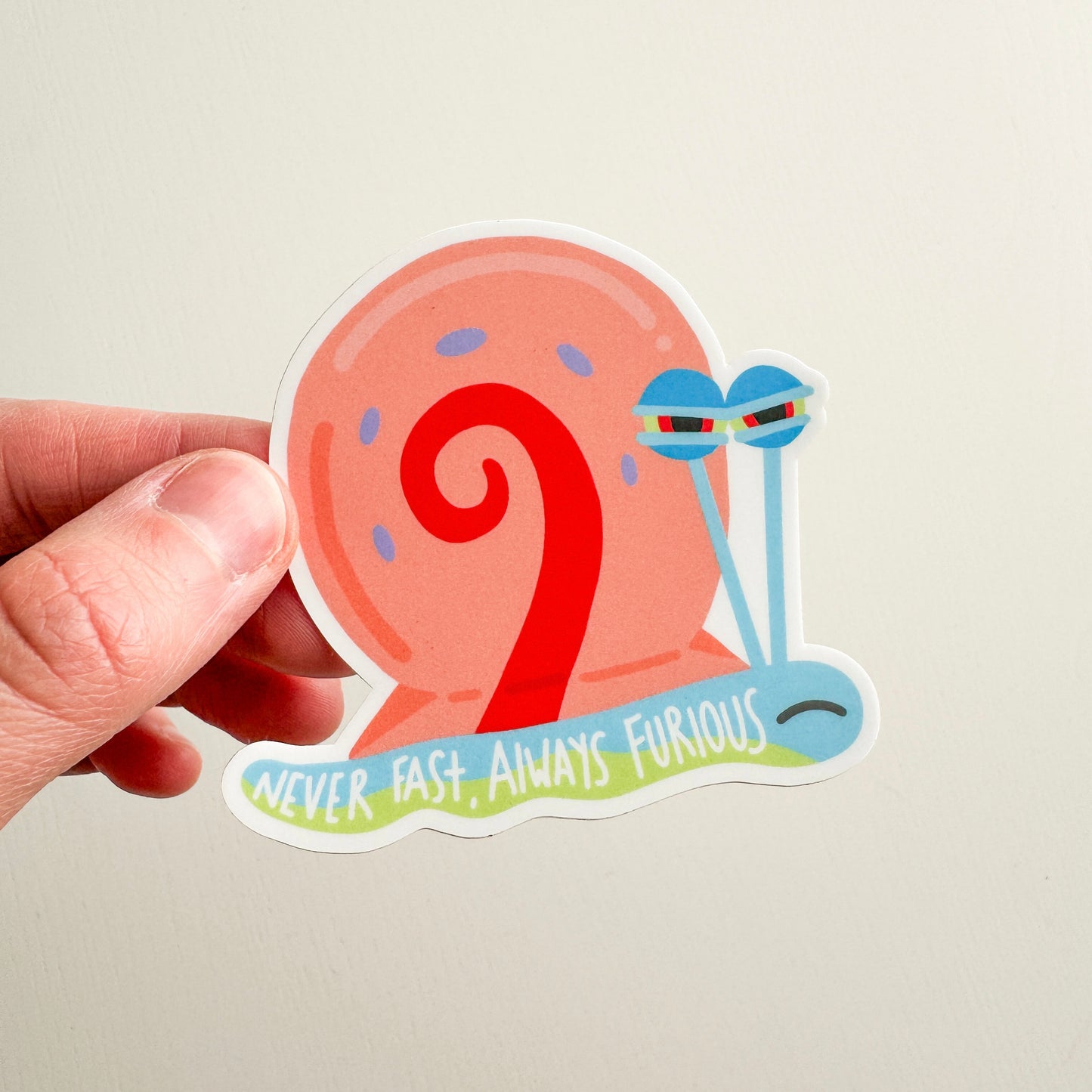 Furious Snail Sticker