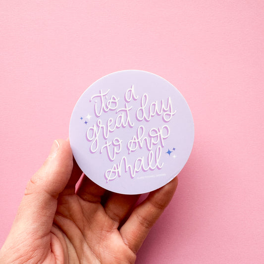 Shop Small Round Sticker