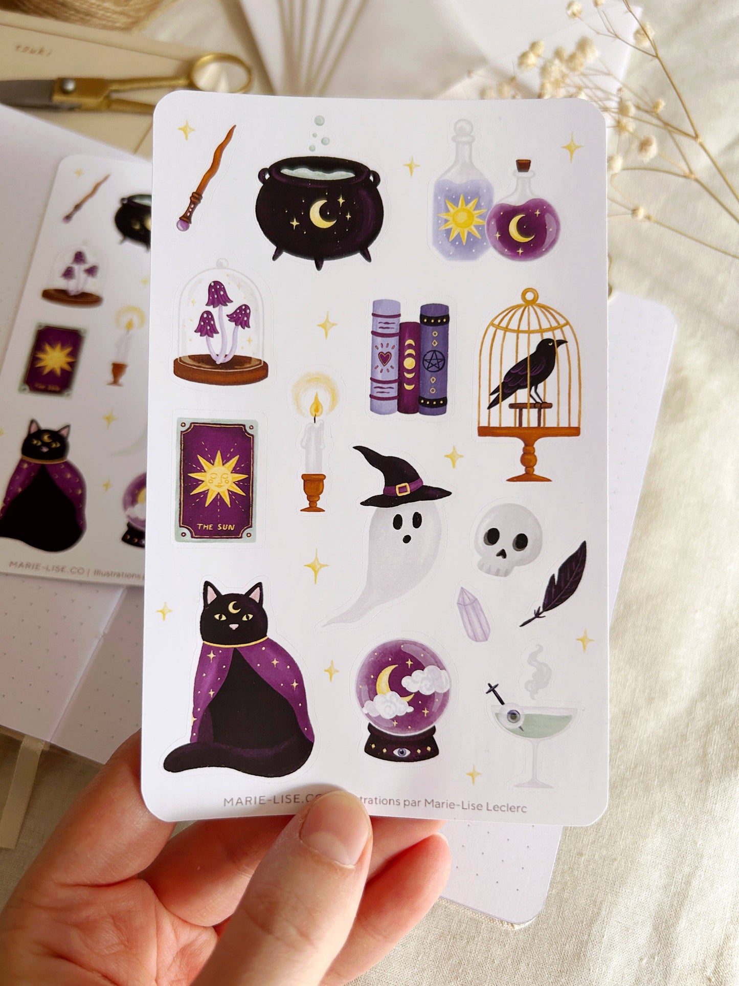 Spooky Sticker Sheet