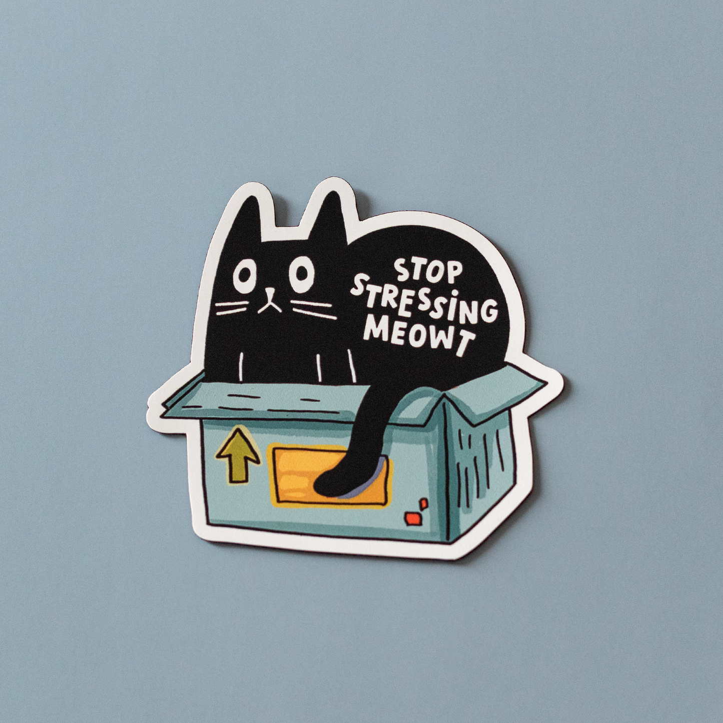 Stop Stressing Meowt Cat Sticker