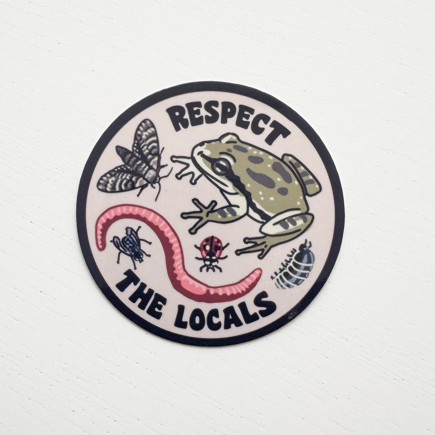 Respect the Locals Wildlife Sticker