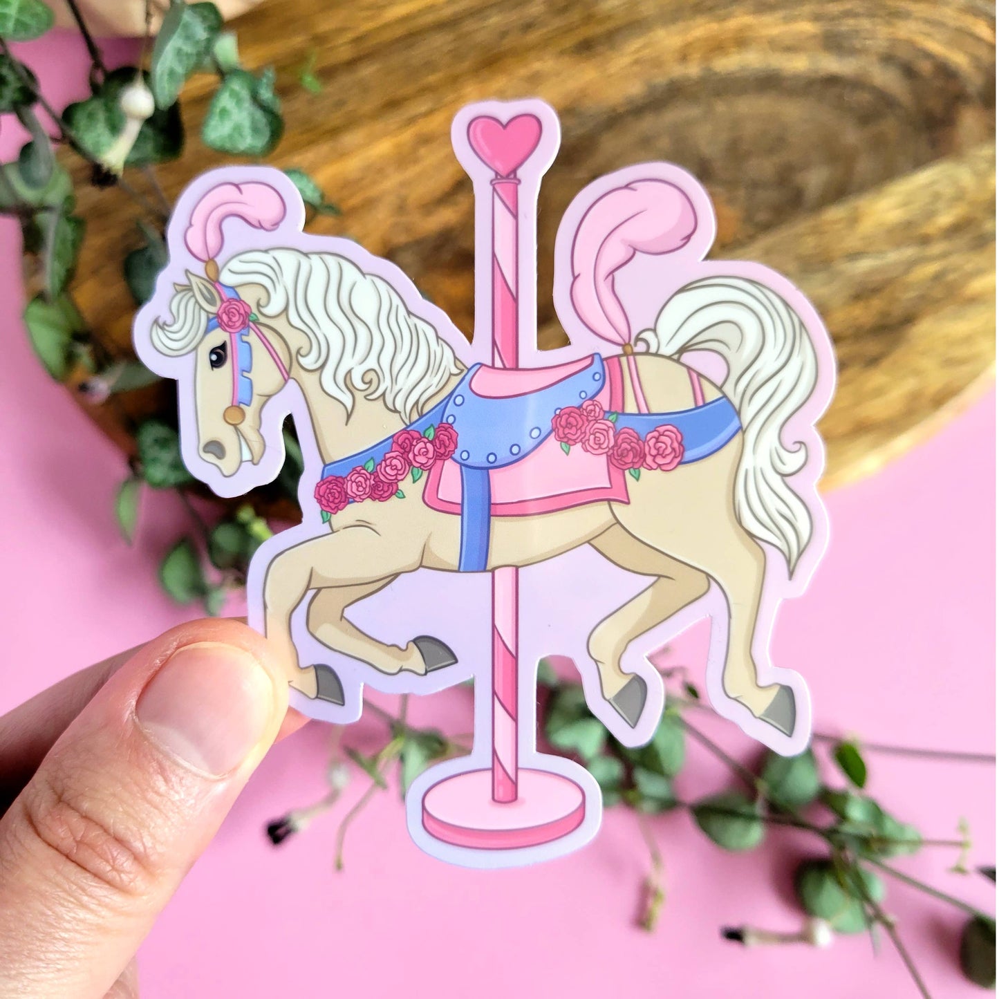 Carousel Horse Sticker