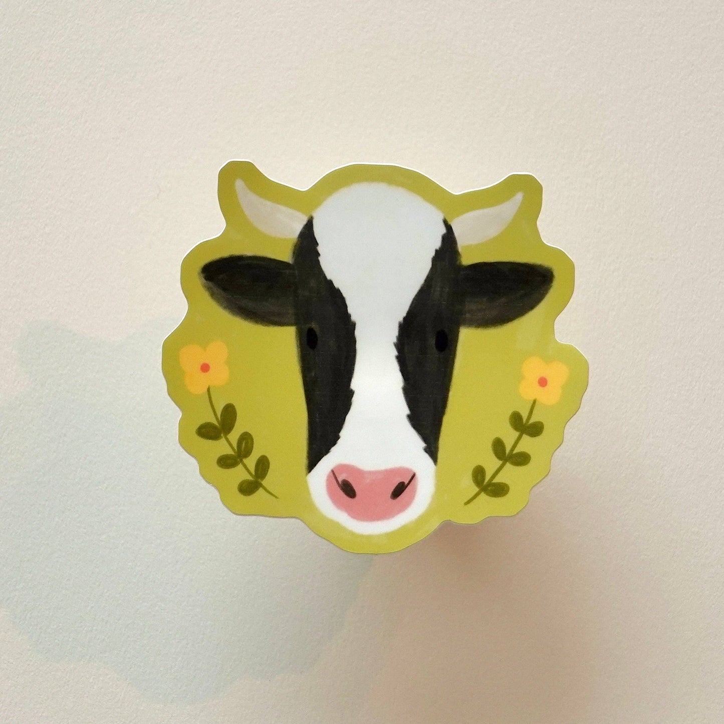 Beautiful Bovine Vinyl Sticker